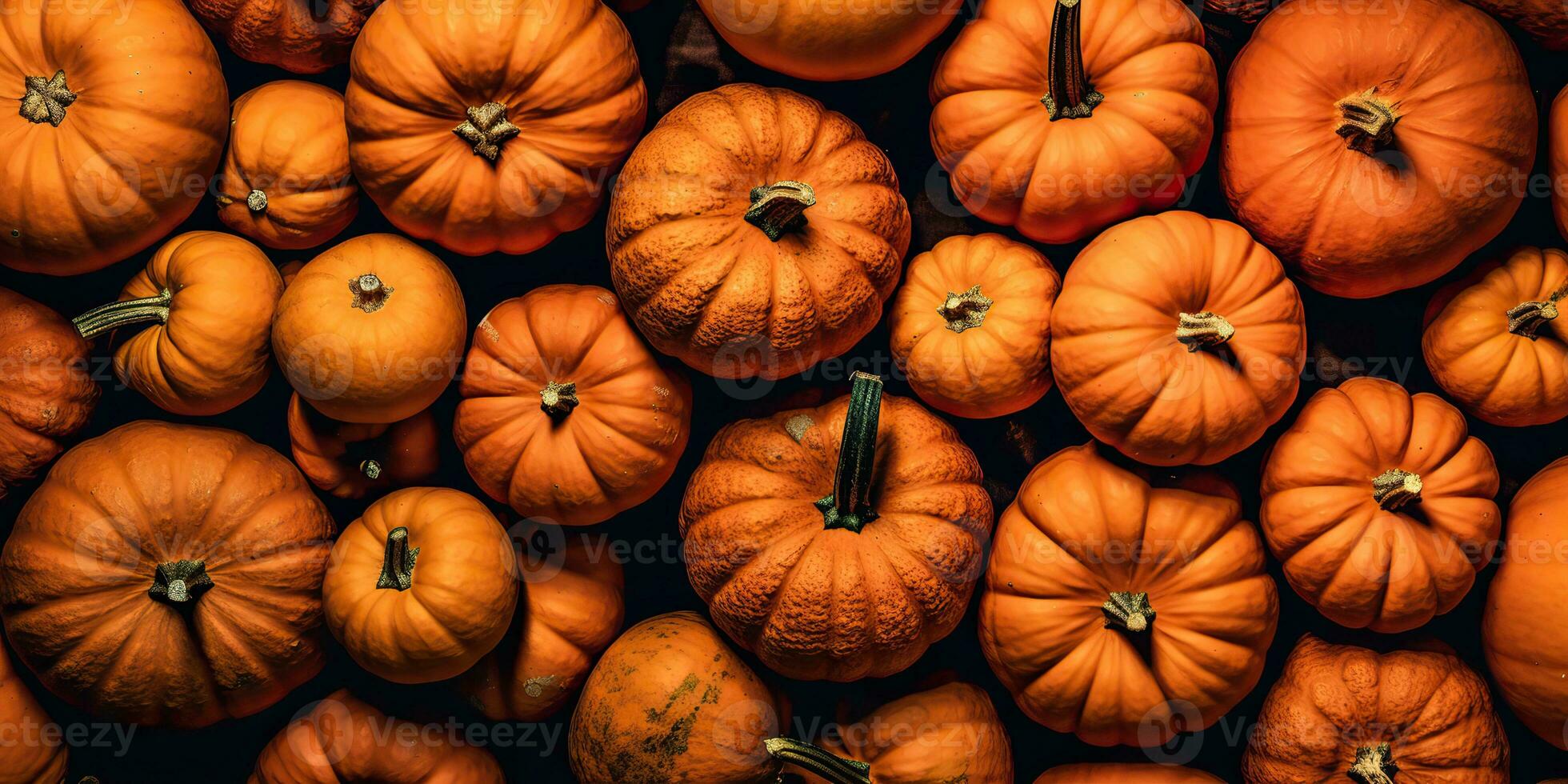 ai gegenereerd. ai generatief. geel vers klein pompoenen. halloween dankzegging herfst oktober groente. grafisch kunst foto