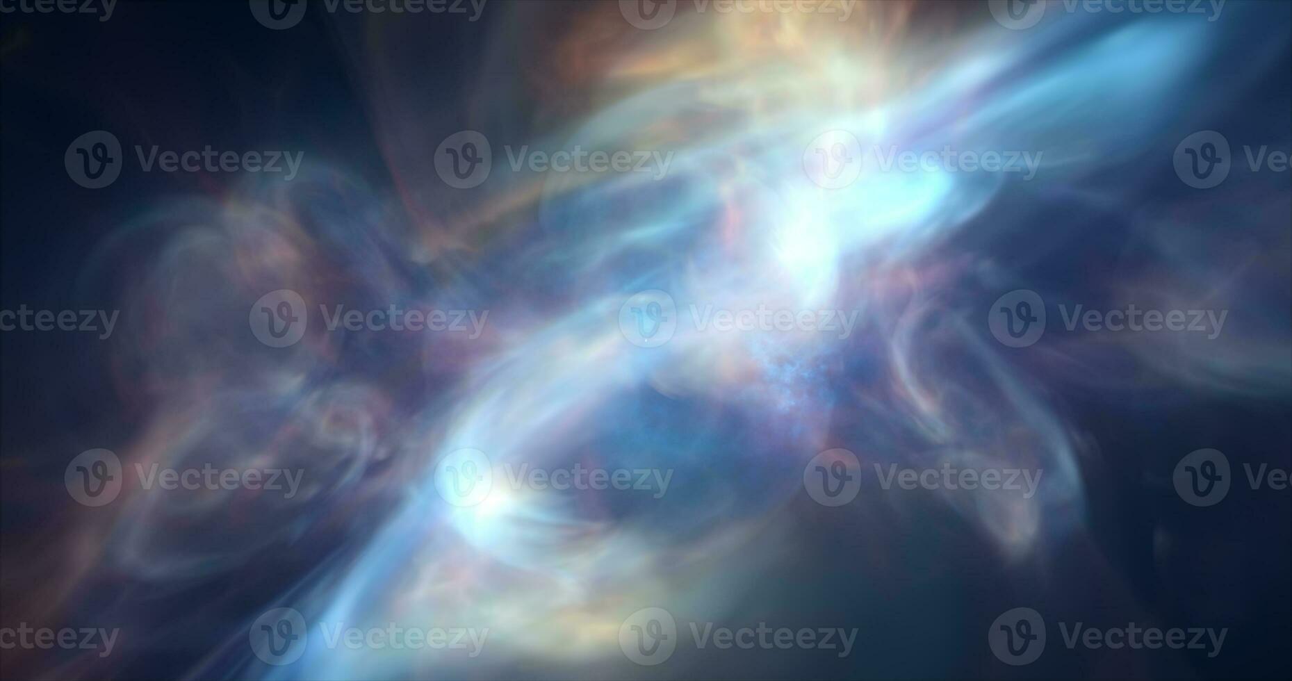 abstract kosmisch veelkleurig transparant energie golven gloeiend achtergrond foto