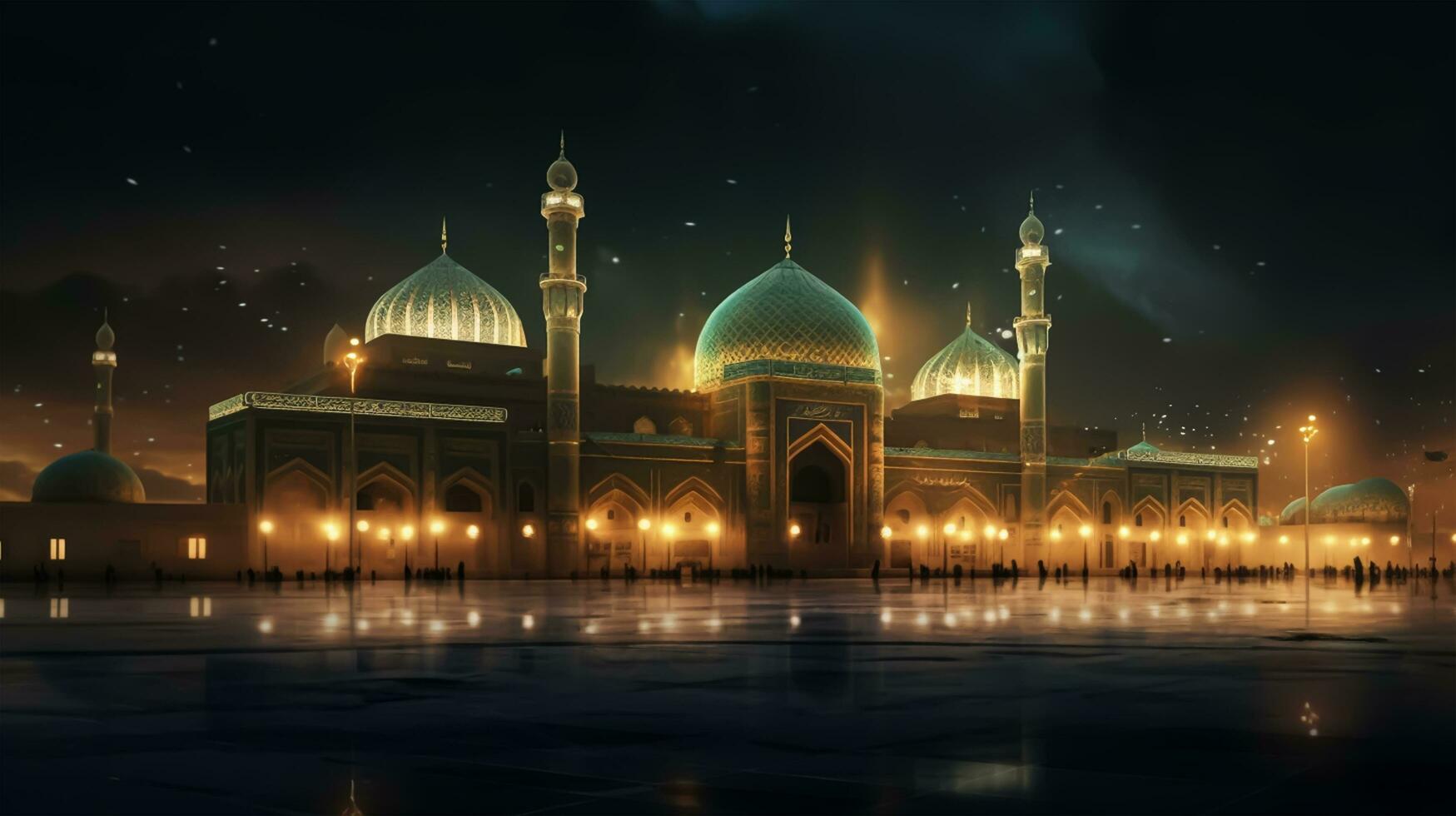 moskee, eid mubarak, eid-ull-fitr nacht, eid-ul adha nacht, ashura nacht visie foto
