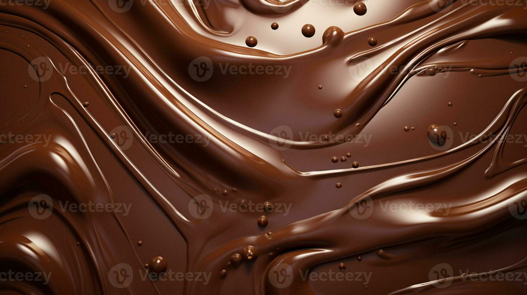 chocola gesmolten structuur achtergrond. generatief ai foto