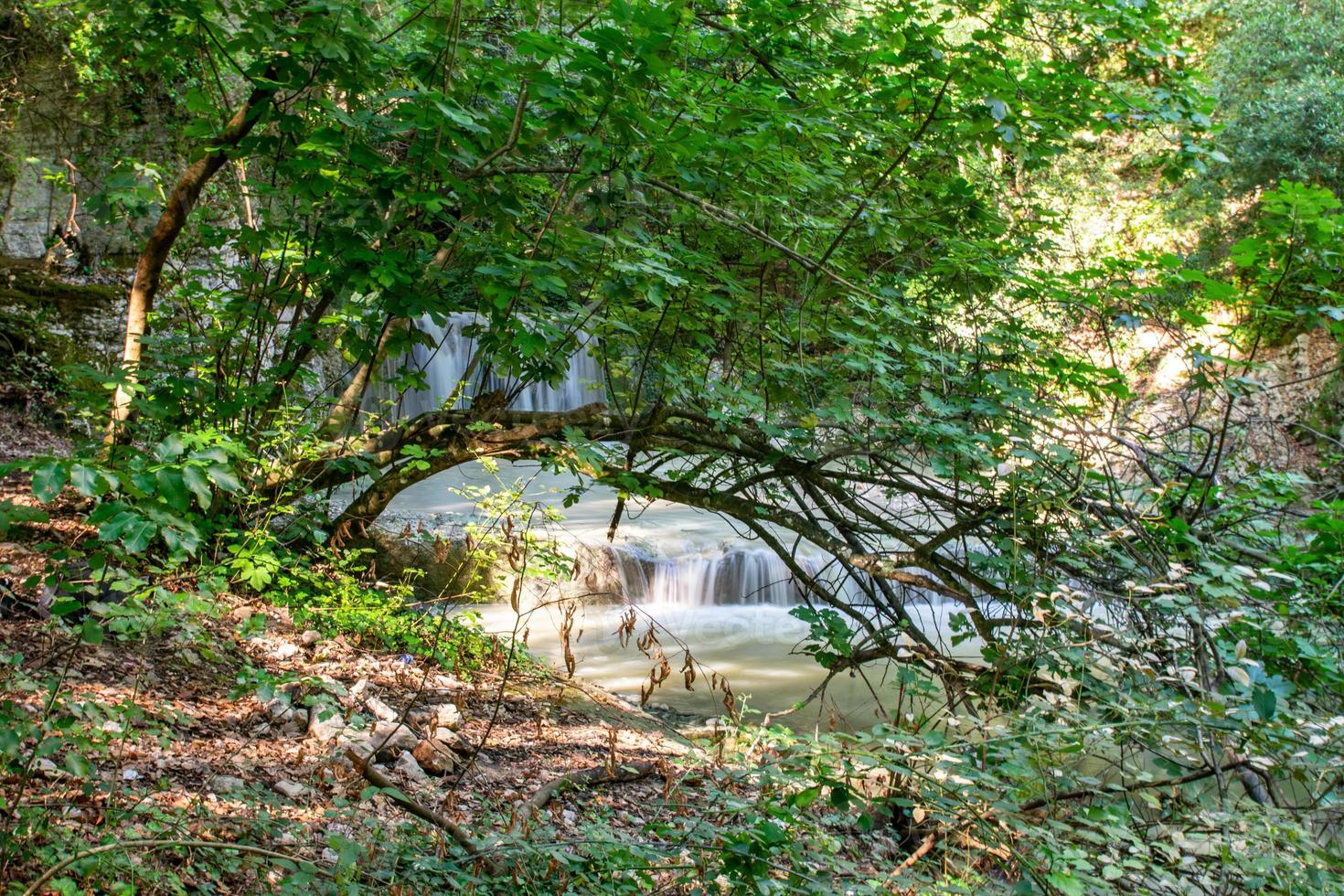 de pisciarelle-waterval foto