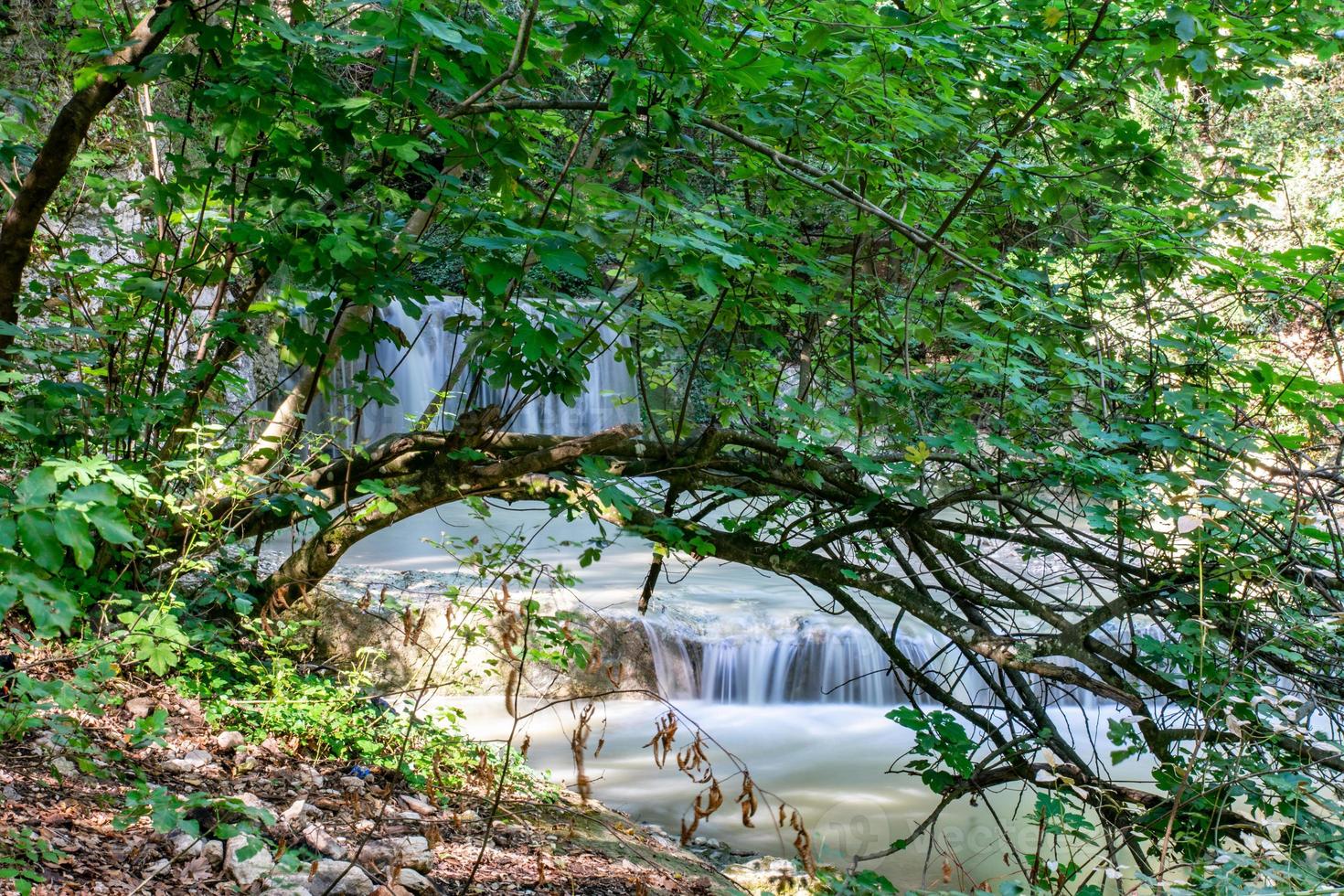 de pisciarelle-waterval foto