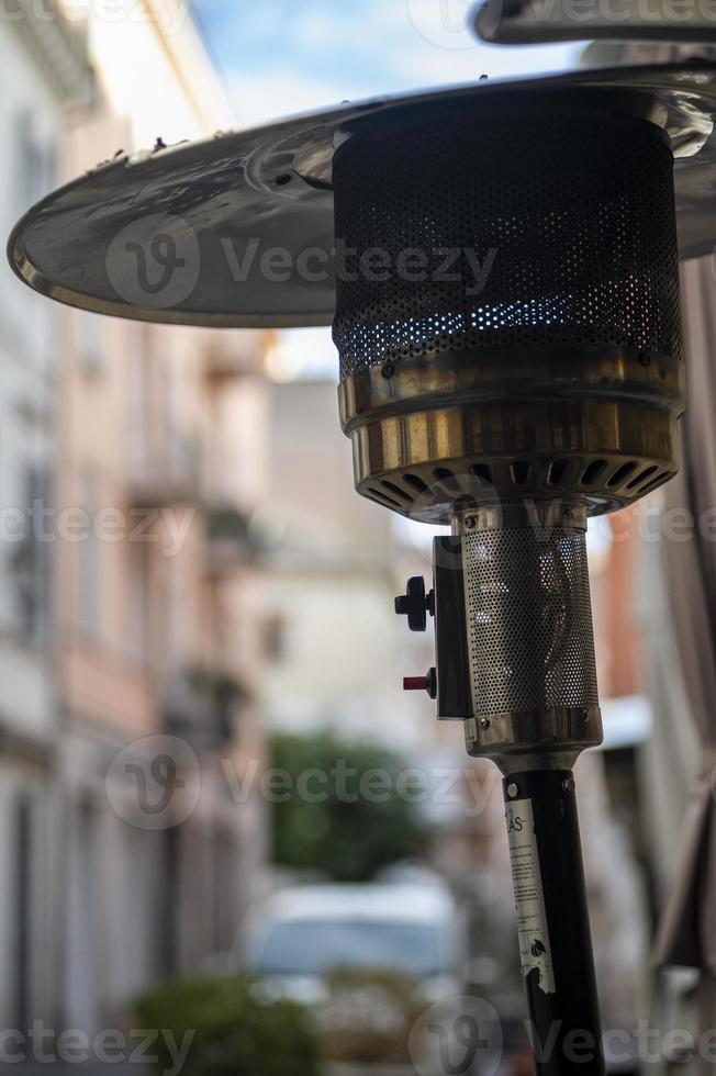 metalen buitenradiator voor verwarming foto