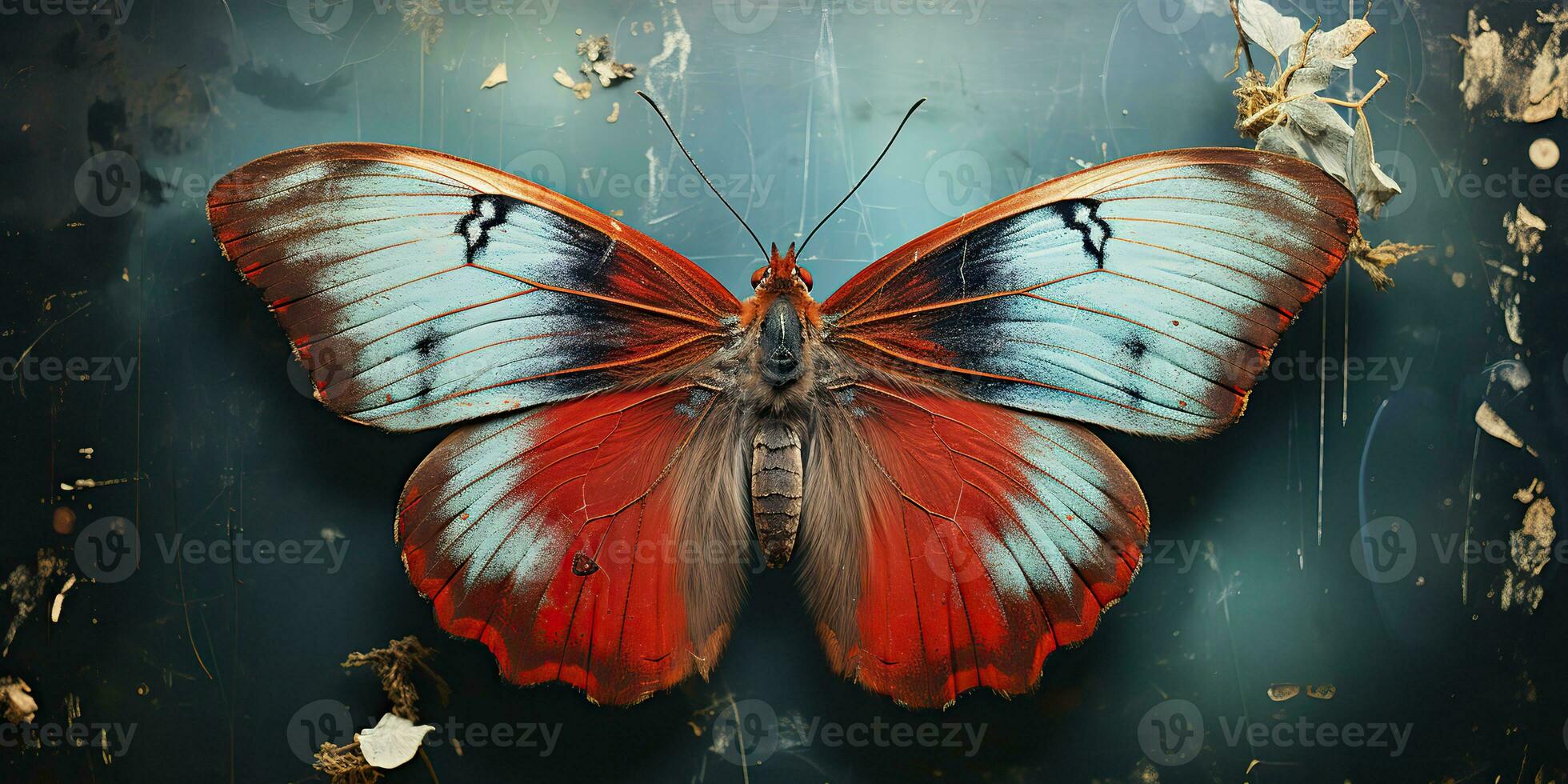 ai gegenereerd. ai generatief. maan- mot vlinder vlieg insect beestje. mooi nacht magisch vliegend dier. grafisch kunst foto