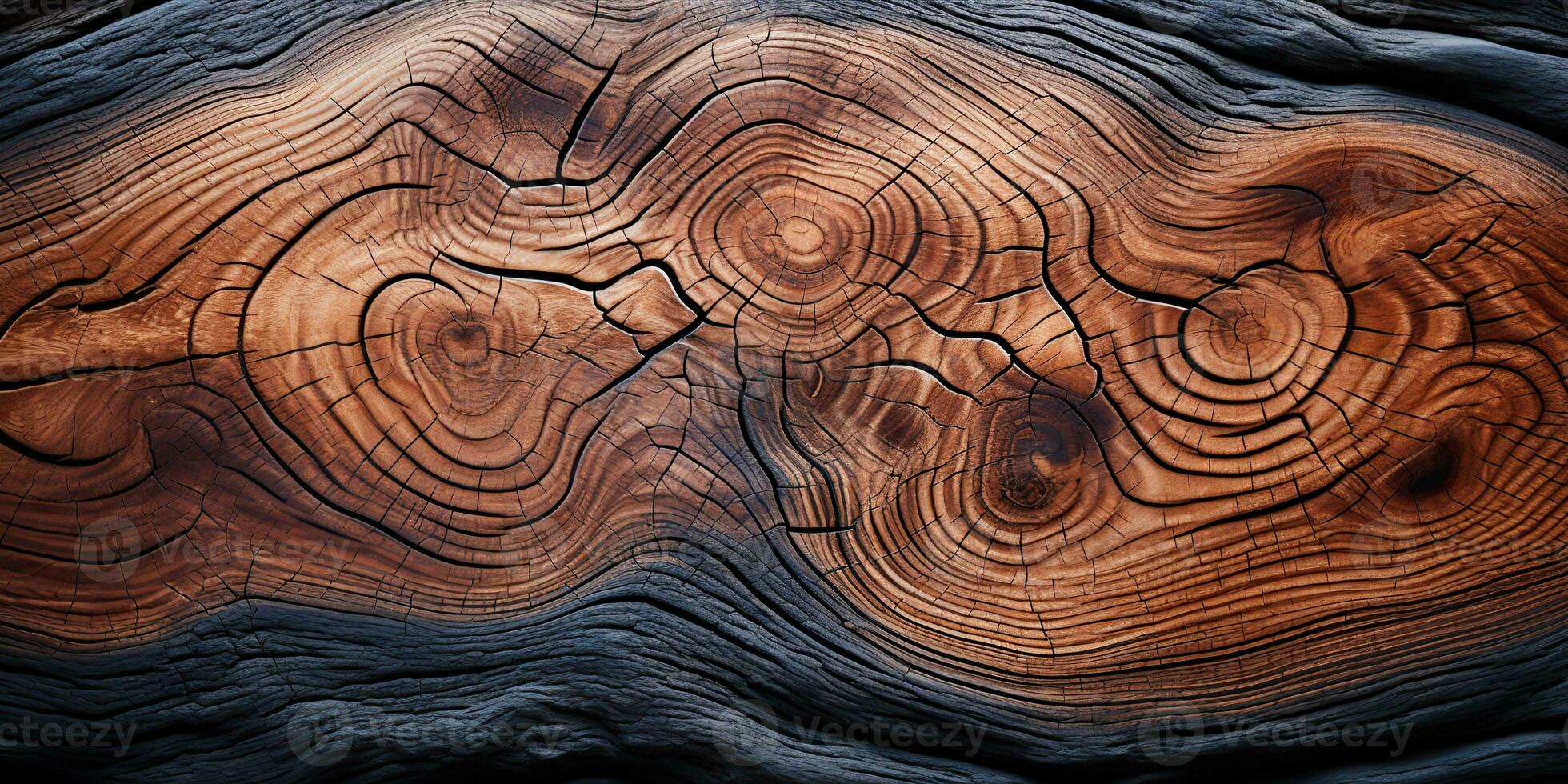 ai gegenereerd. ai generatief. oud houten tafel structuur achtergrond oppervlak. natuur decoratie. grafisch kunst foto