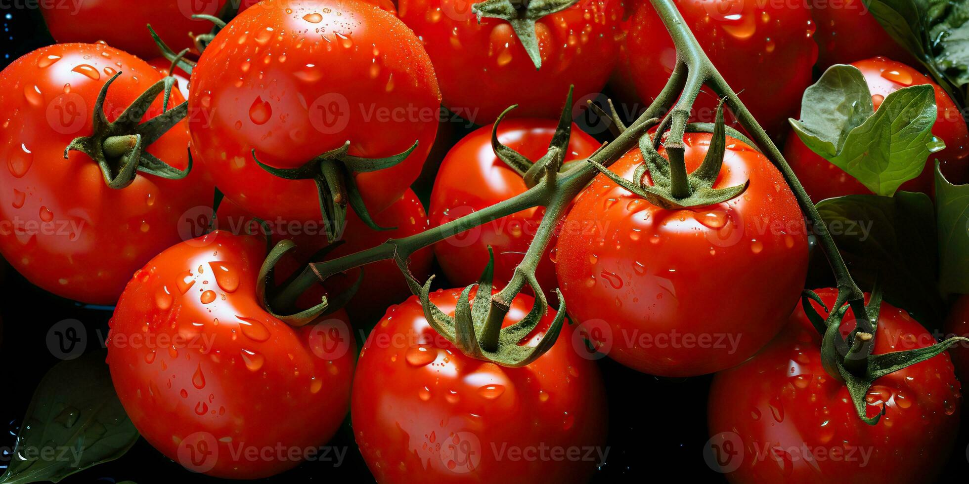 ai gegenereerd. ai generatief. veel rood vers tomaten groenten landbouw. grafisch kunst foto