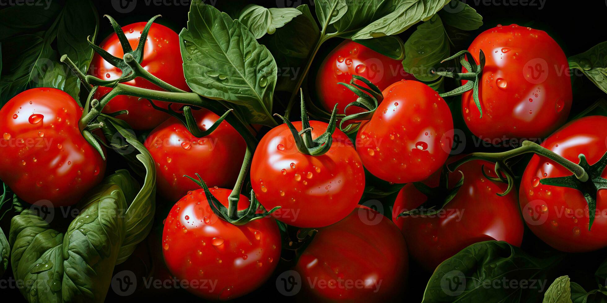 ai gegenereerd. ai generatief. veel rood vers tomaten groenten landbouw. grafisch kunst foto