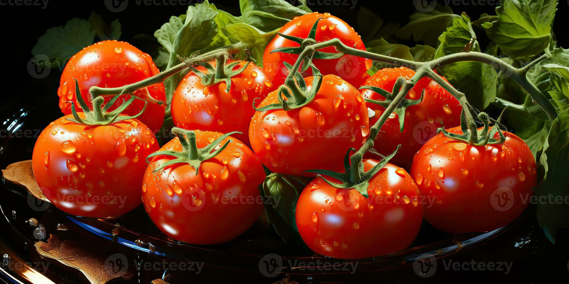 ai gegenereerd. ai generatief. veel rood vers tomaten groenten landbouw. grafisch kunst foto