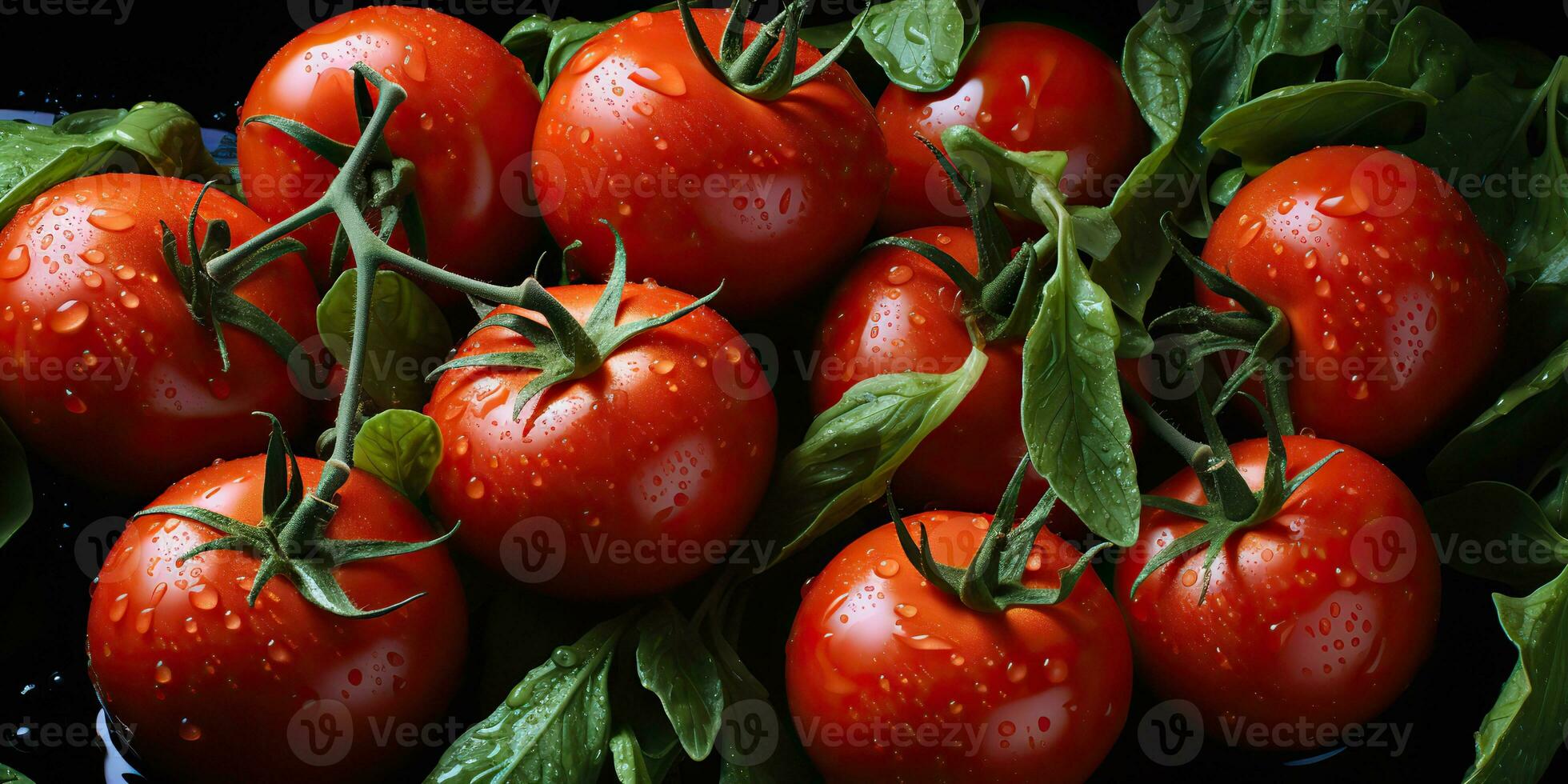 ai gegenereerd. ai generatief. veel rood vers tomaten groenten landbouw. grafisch kunst foto