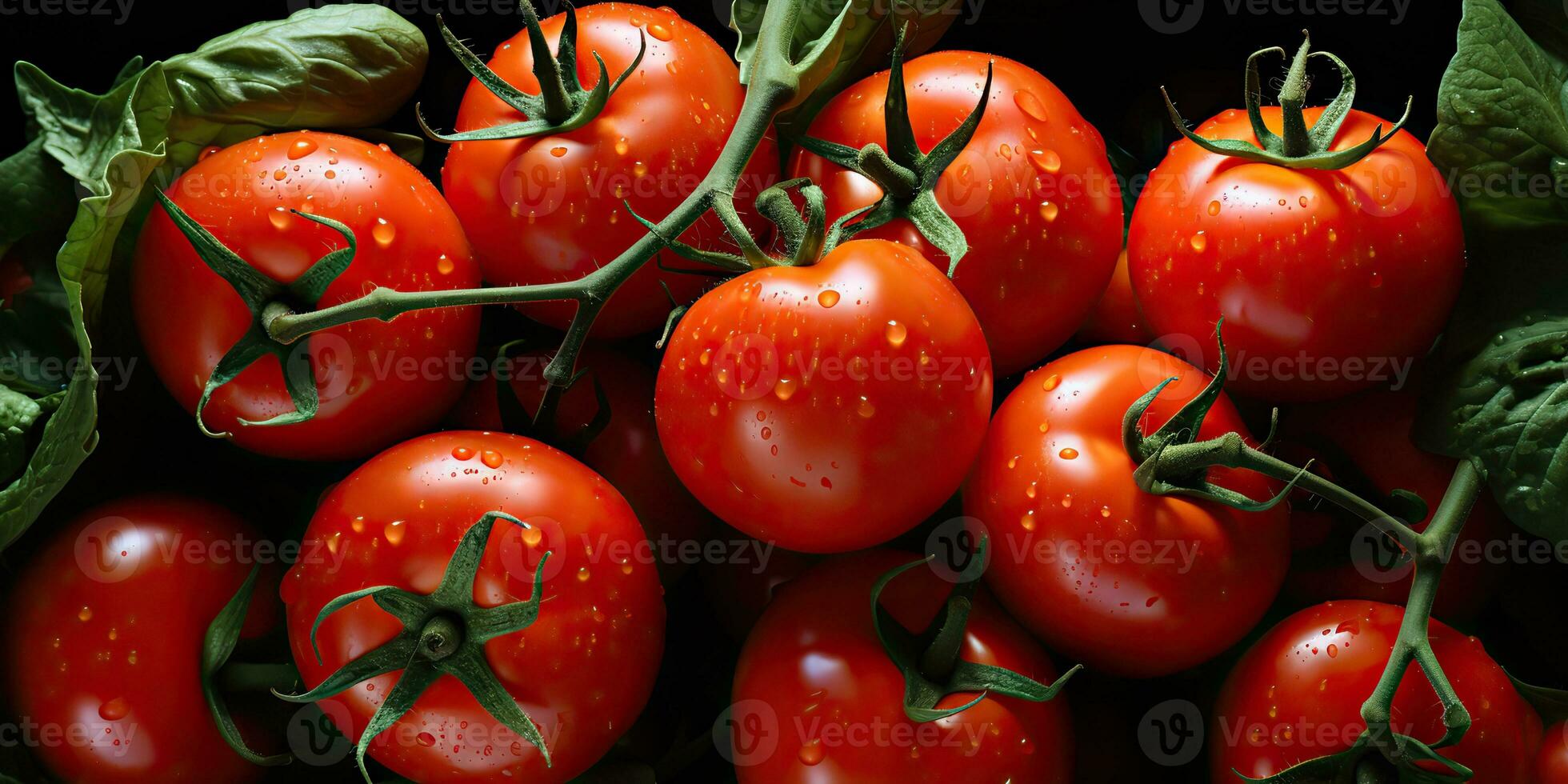 ai gegenereerd. ai generatief. veel rood vers tomaten groenten landbouw. grafisch kunst foto