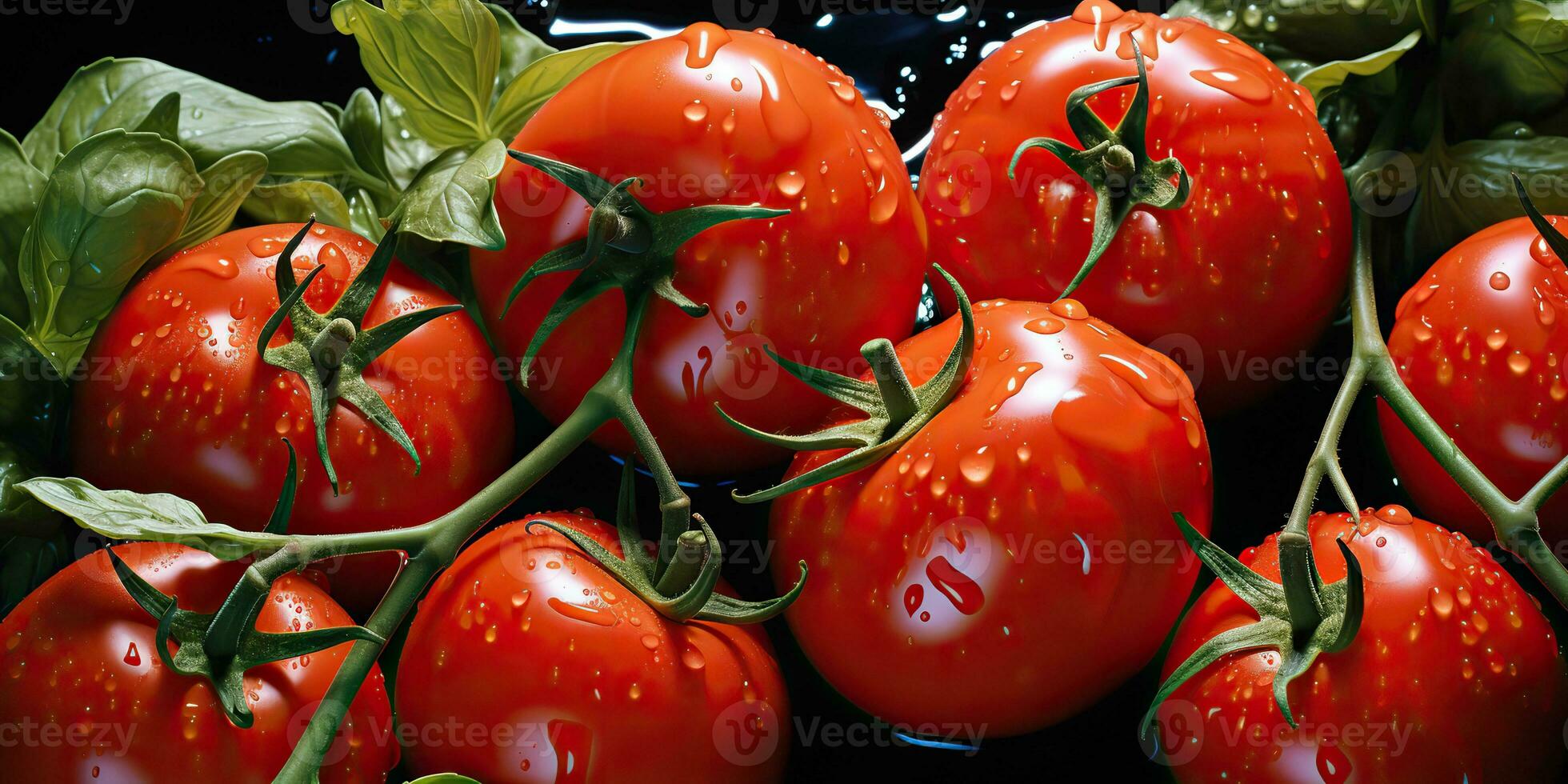 ai gegenereerd. ai generatief. veel rood vers tomaten groenten landbouw. grafisch kunst foto