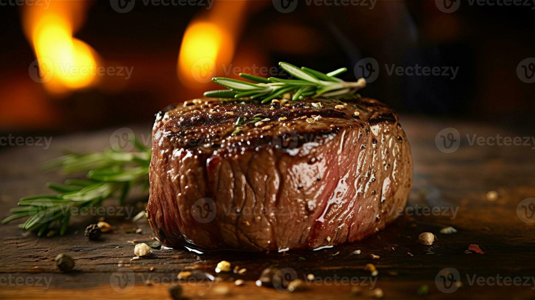 filet mignon steak. ai gegenereerd. foto