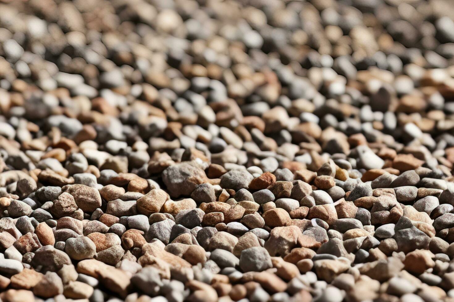 achtergrond gemaakt van een detailopname van een stapel van verpletterd steen foto