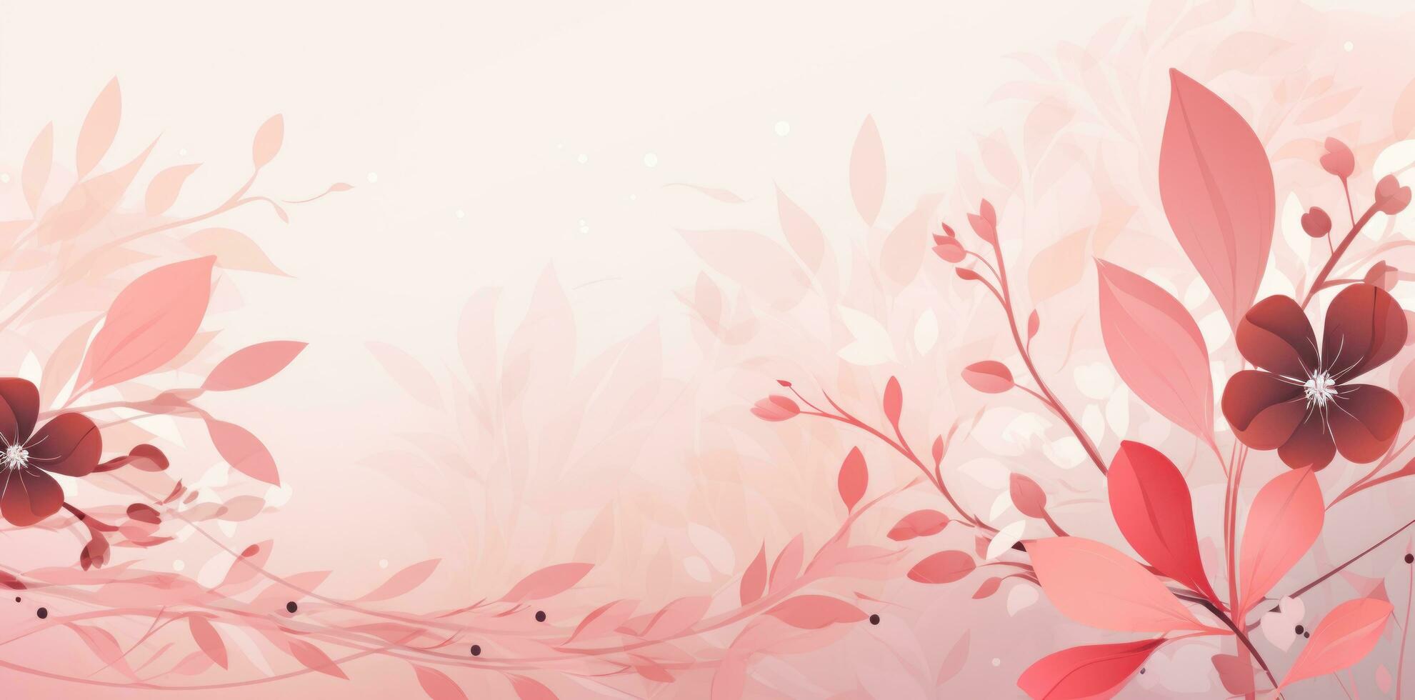 roze bloemen illustratie achtergrond foto