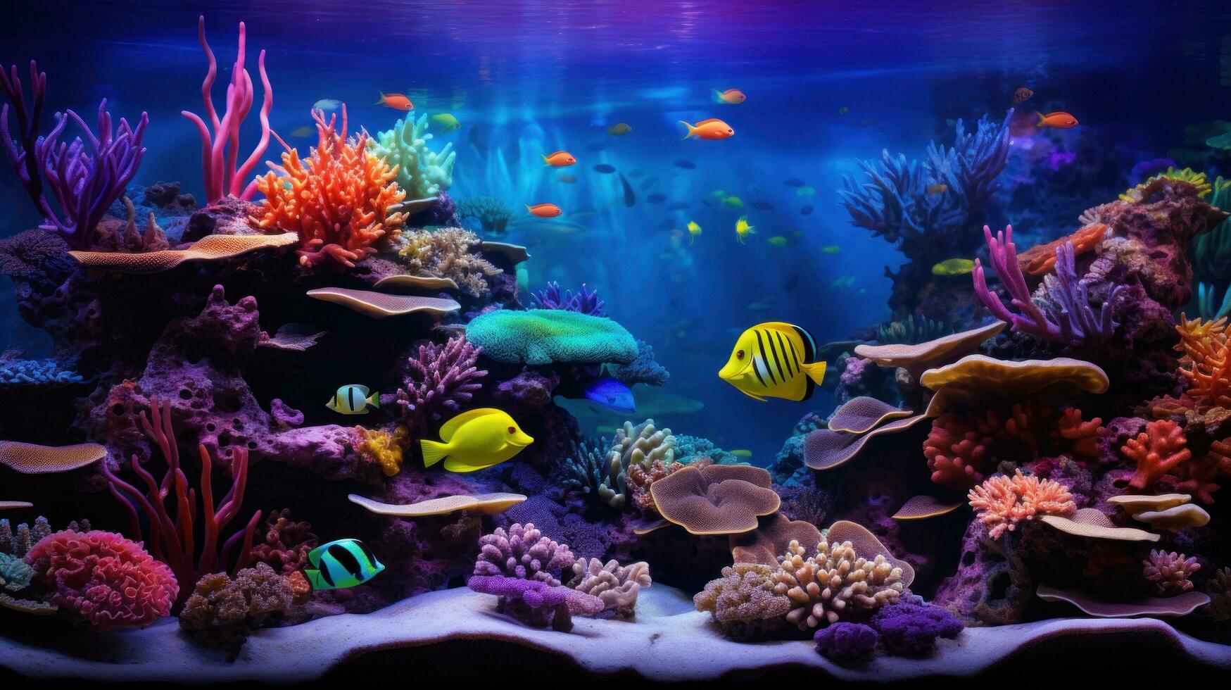 kleurrijk koraal rif achtergrond foto