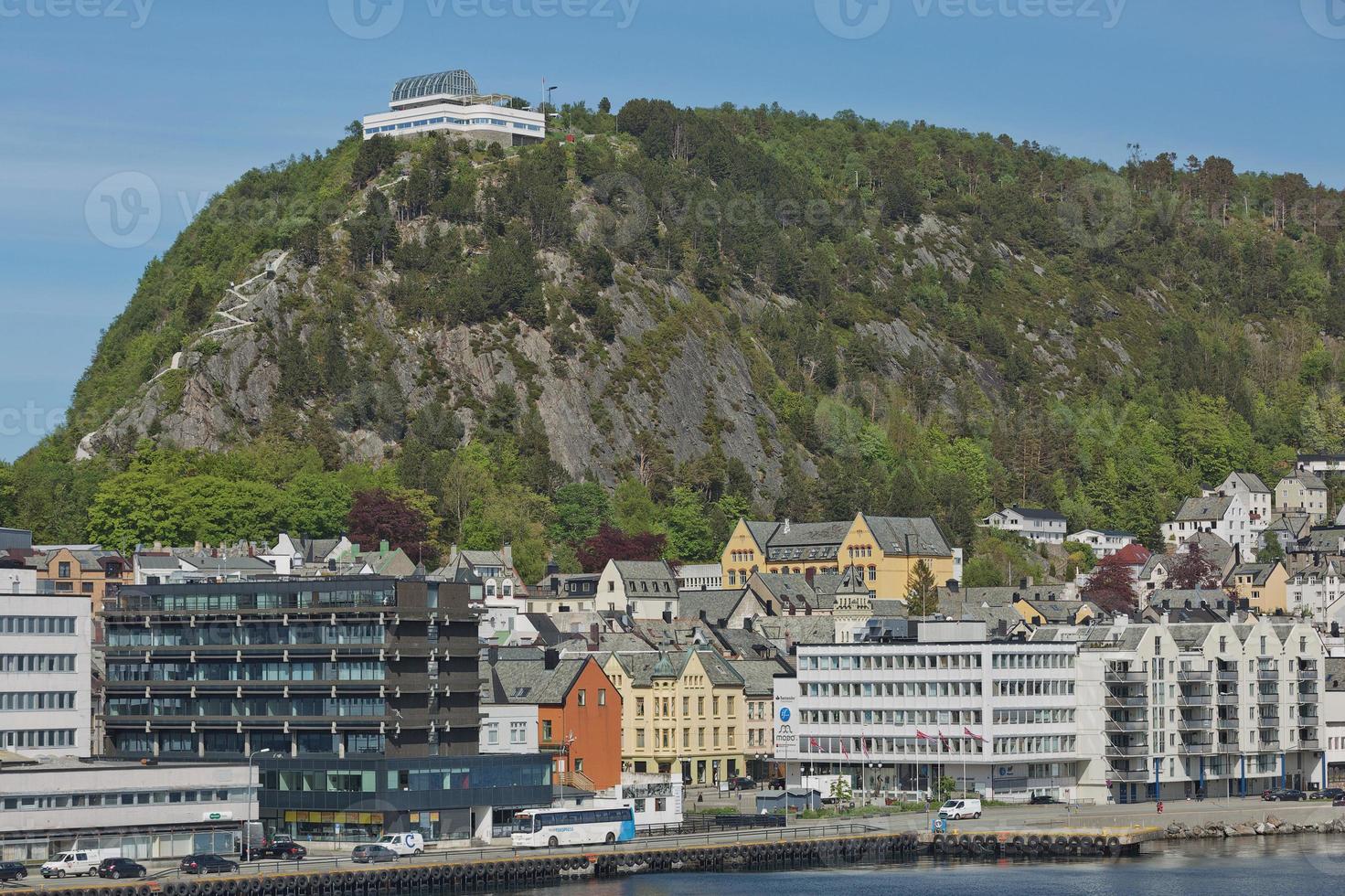 uitzicht op alesund, noorwegen foto