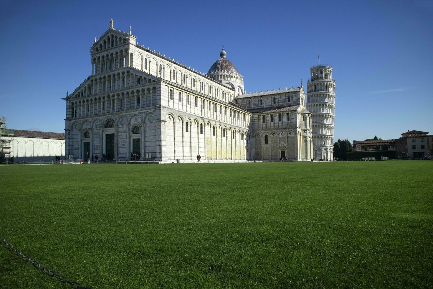 de plein van wonderen in Pisa foto