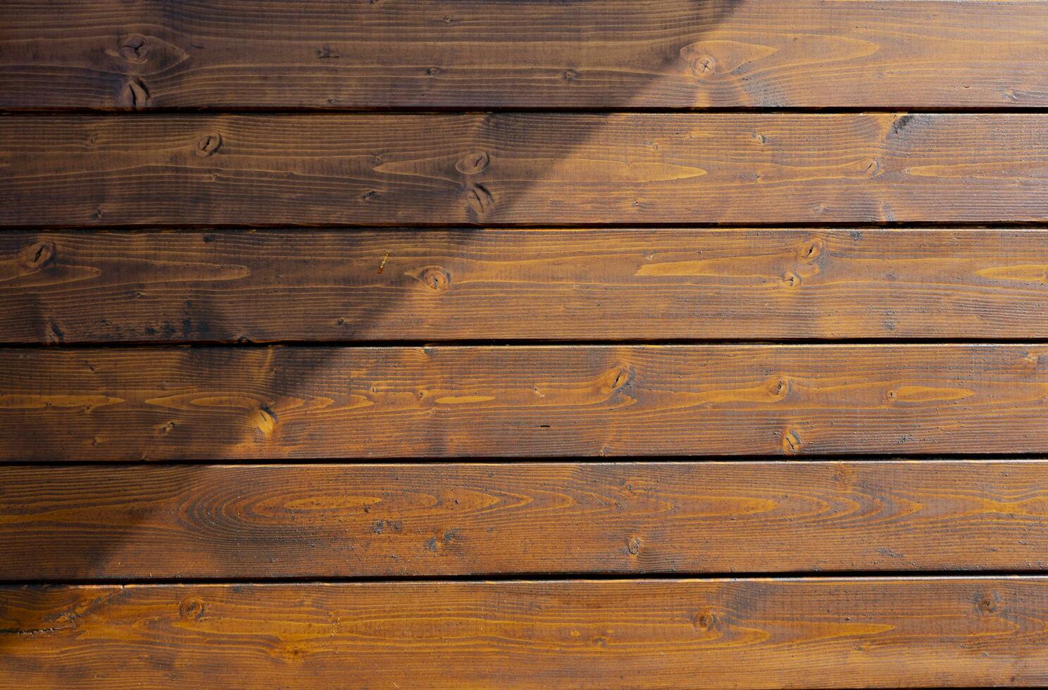 bruin gekleurde Spar hout planken muur foto