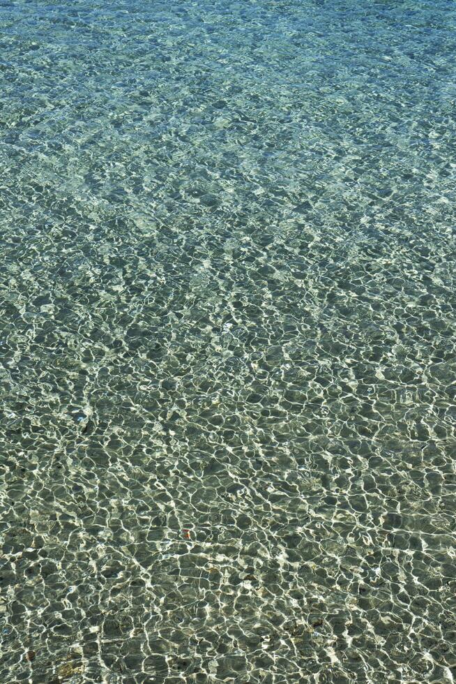 de kleuren en de vorm van de zee golven foto