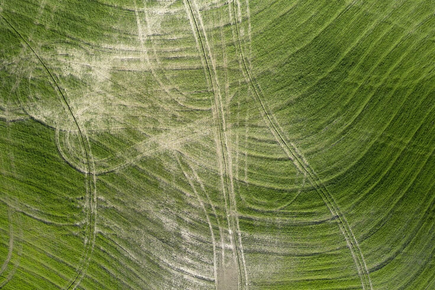 tekeningen links achter na werken de land- in Toscane Italië foto