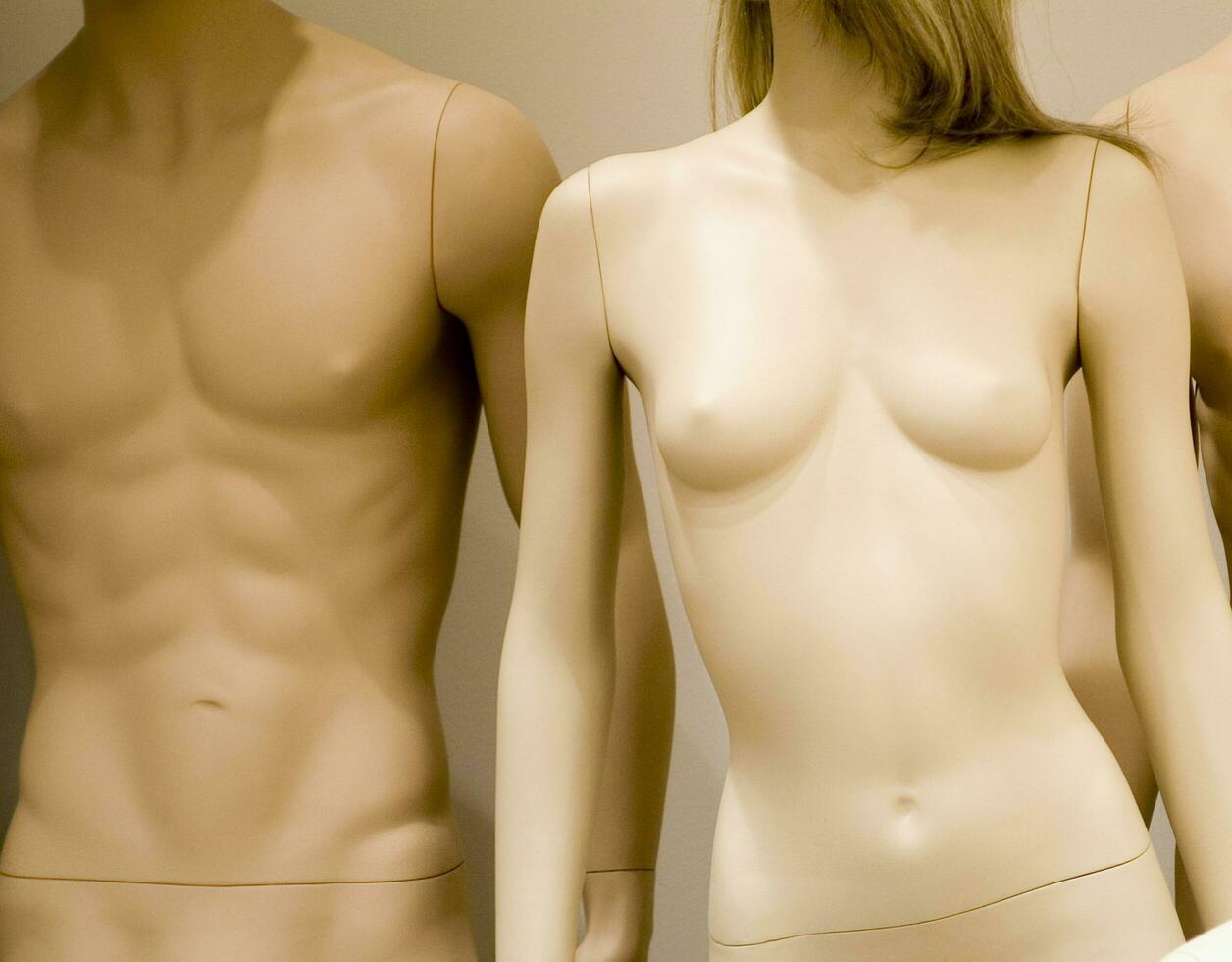 mannequin met Nee overhemd foto