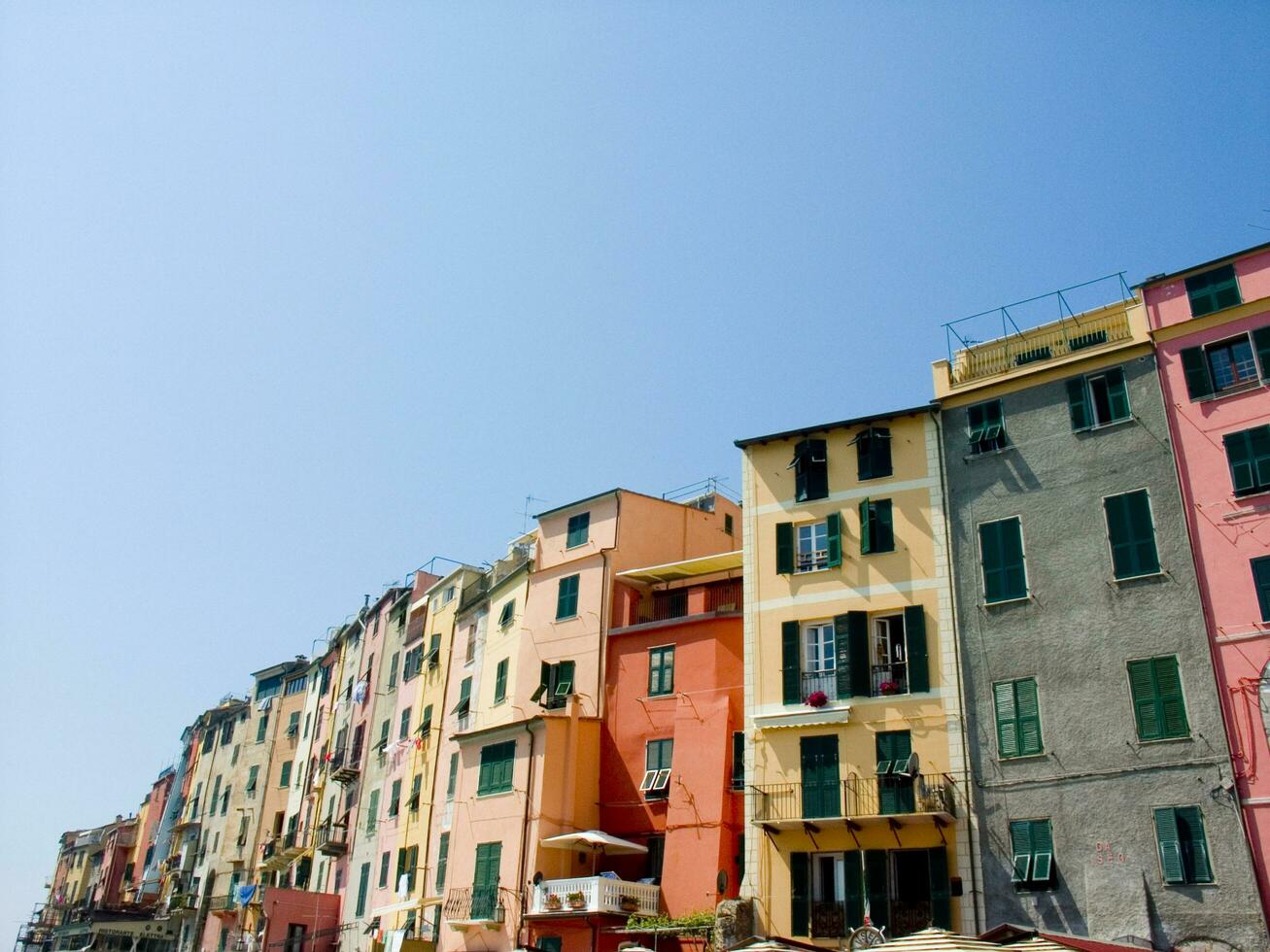 de kust dorp van portovenere Ligurië Italië foto