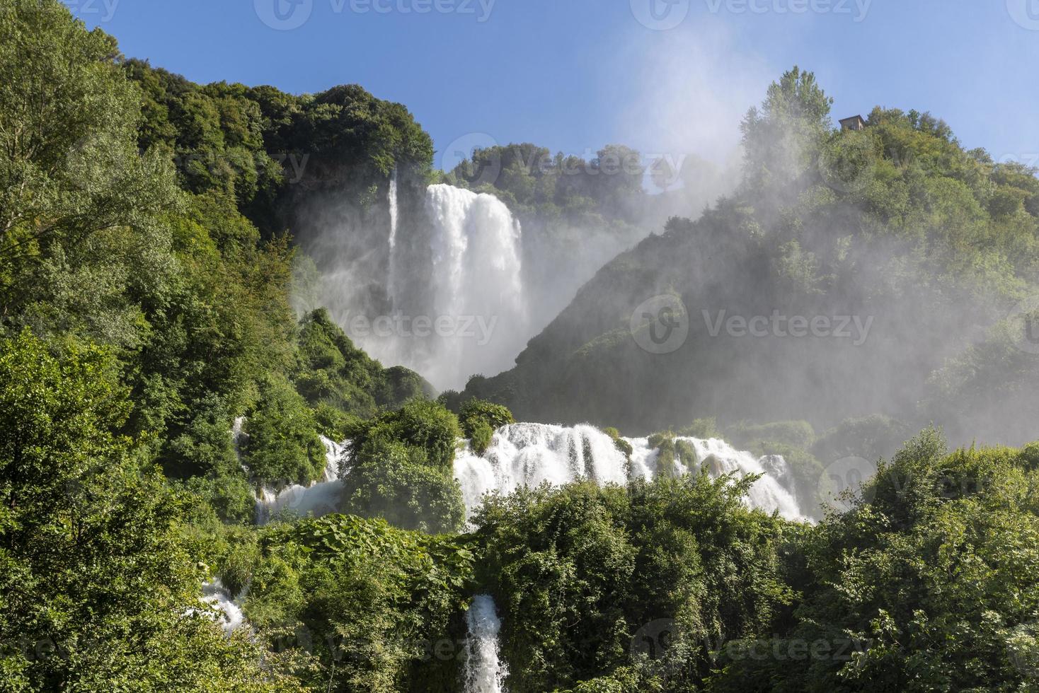 Marmore waterval de hoogste van Europa foto