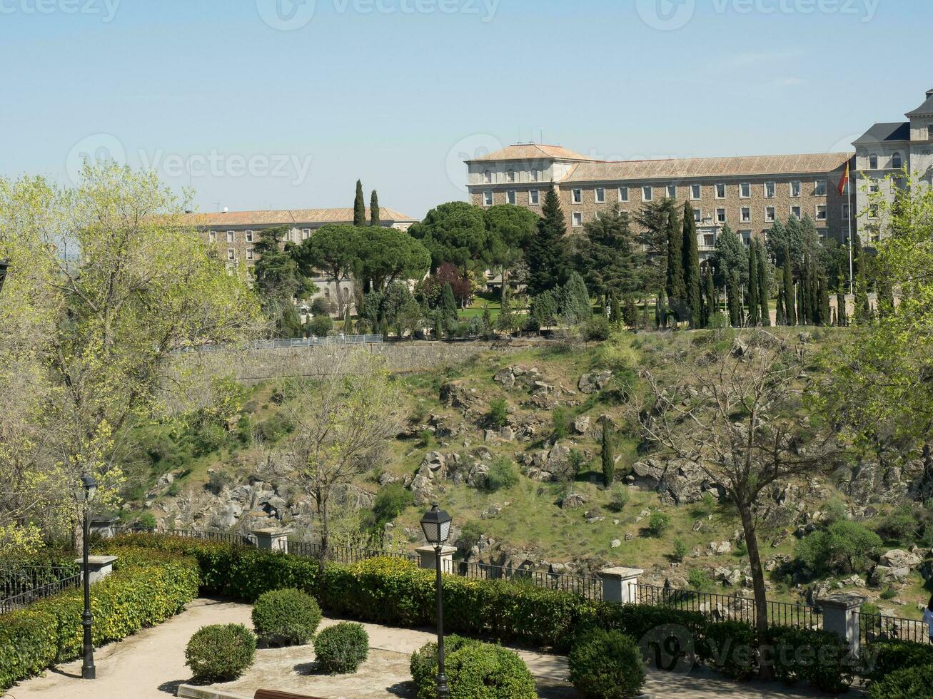 de oude stad van toledo in spanje foto