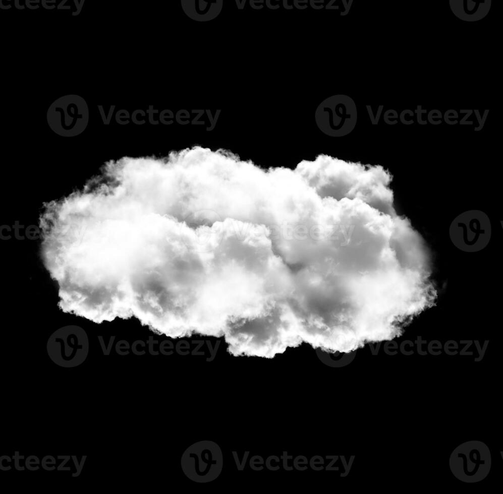 wolk vorm geven aan, 3d wolk illustratie foto