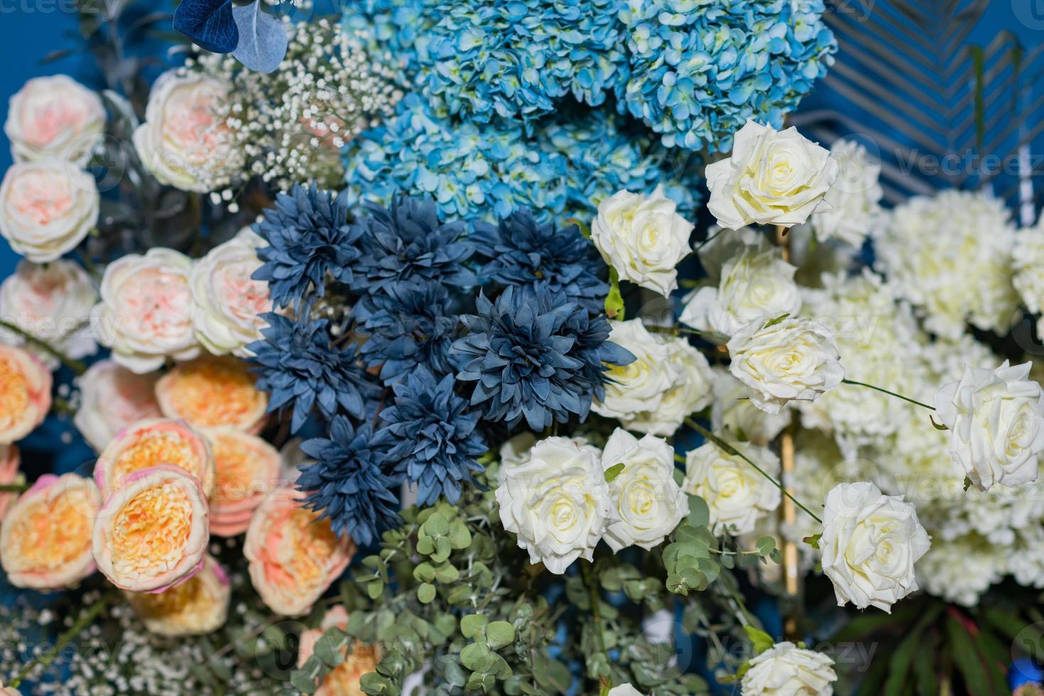 bruiloft achtergrond achtergrond, bloem decoratie foto