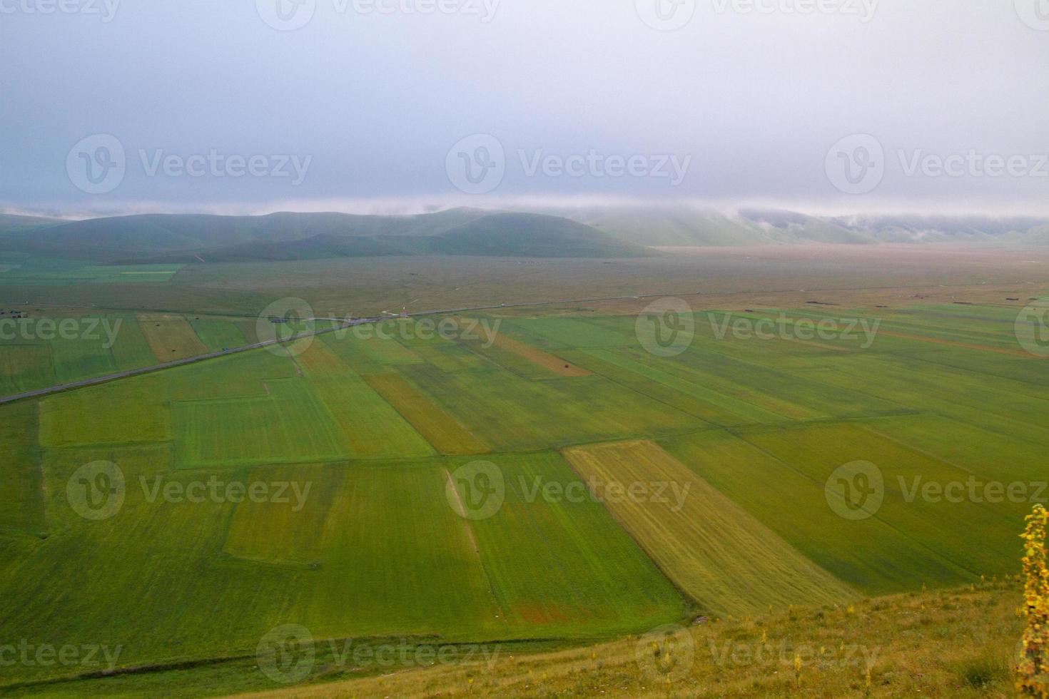 castelluccio di norcia en zijn bloeiende natuur foto