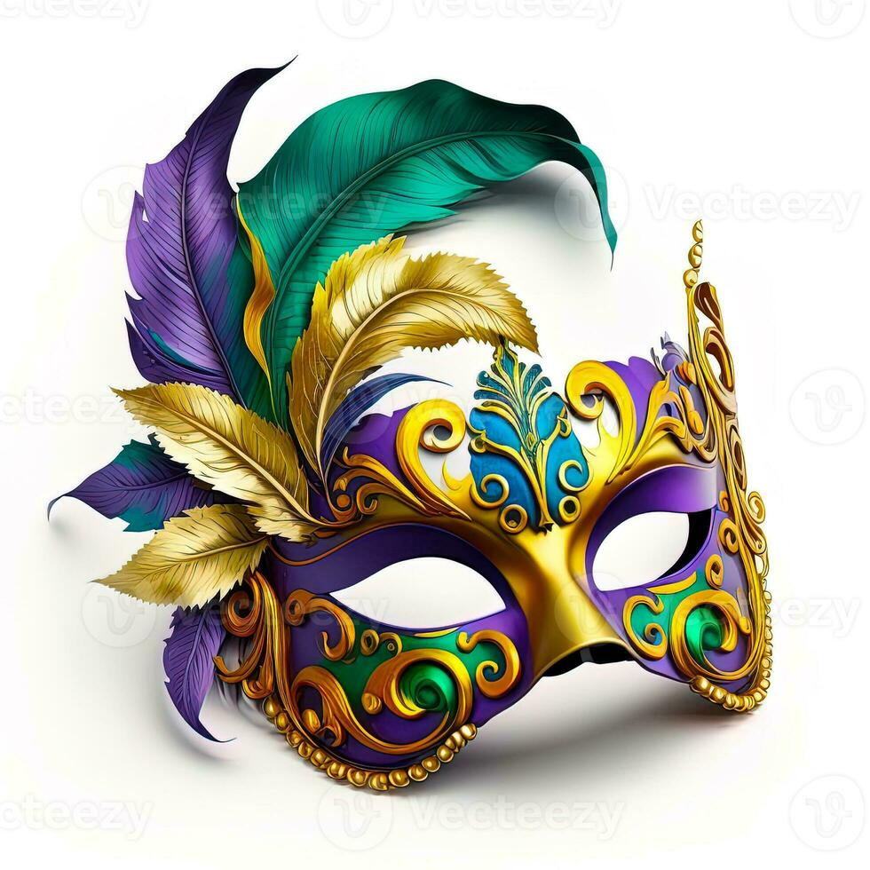 mardi gras feestelijk carnaval masker foto