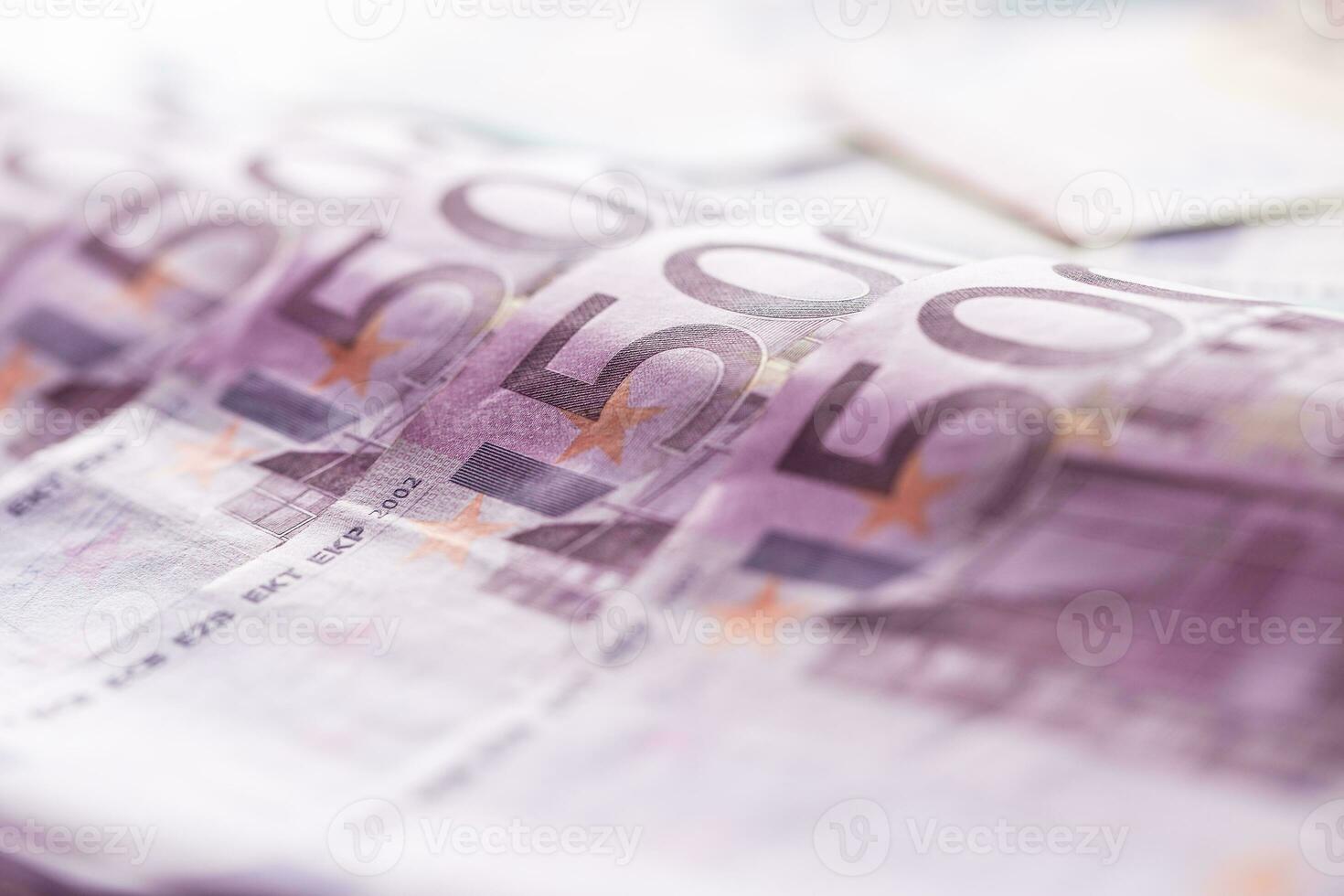 detailopname vijf honderd euro bankbiljetten geld en valuta foto