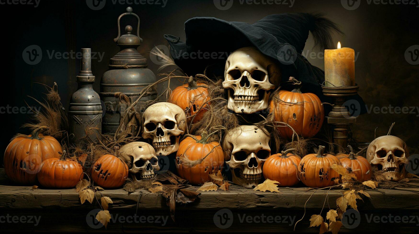 halloween evenement in oktober foto