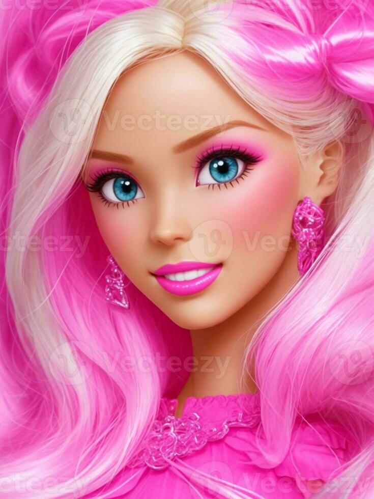 Barbie in Mars oerwoud foto