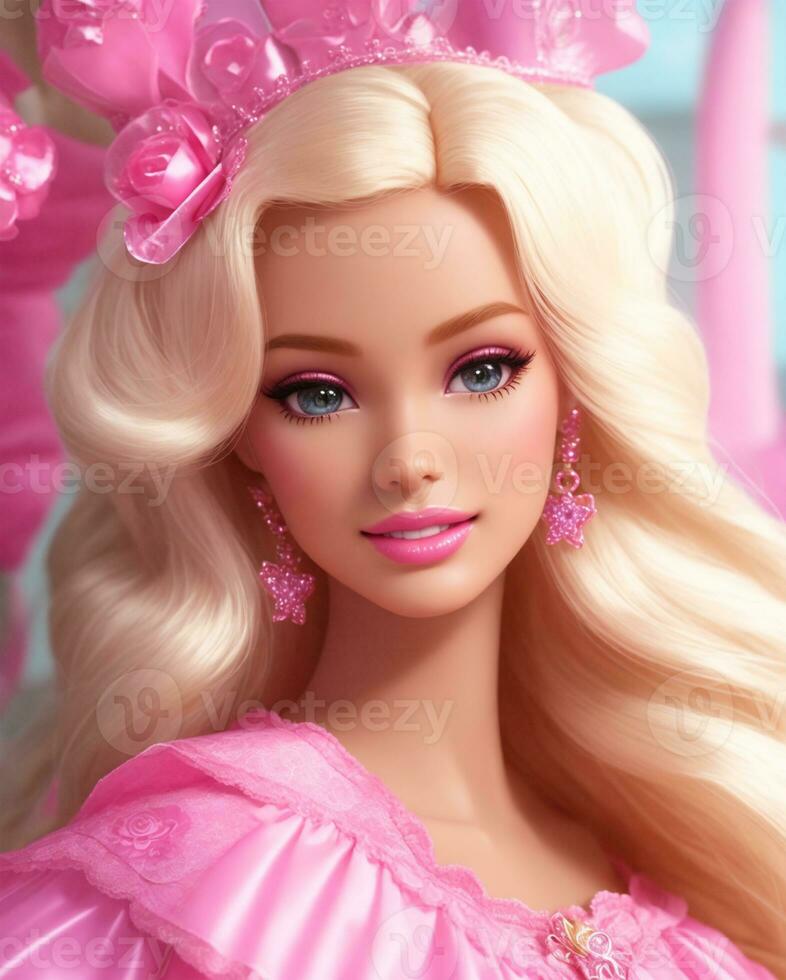 Barbie op zoek mooi hoor foto