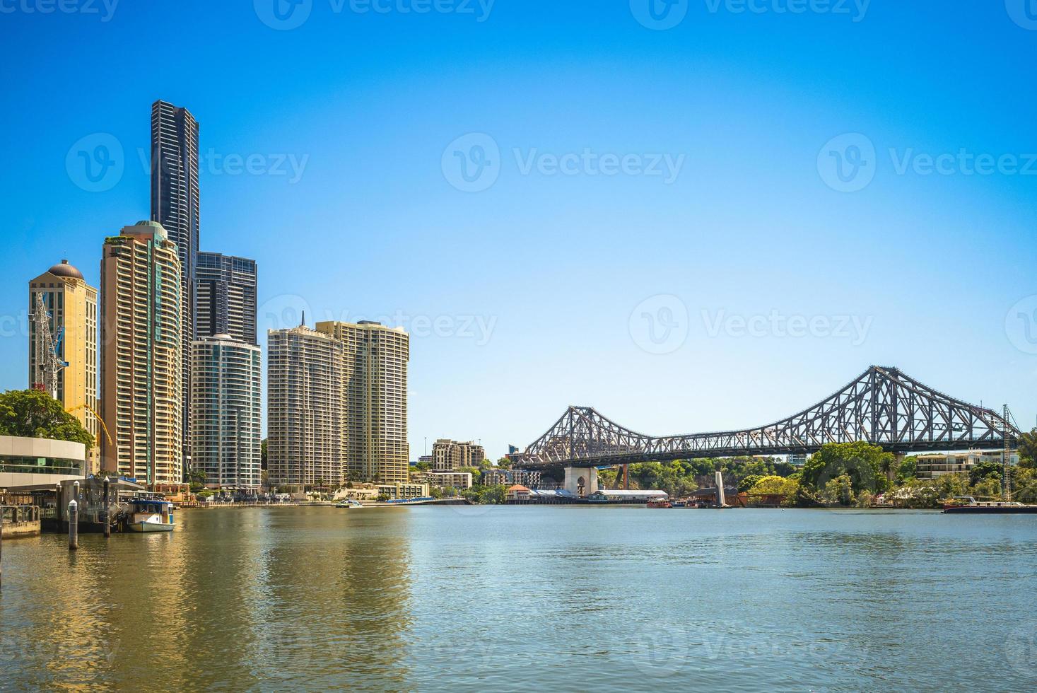 skyline van brisbane in queensland, australië foto