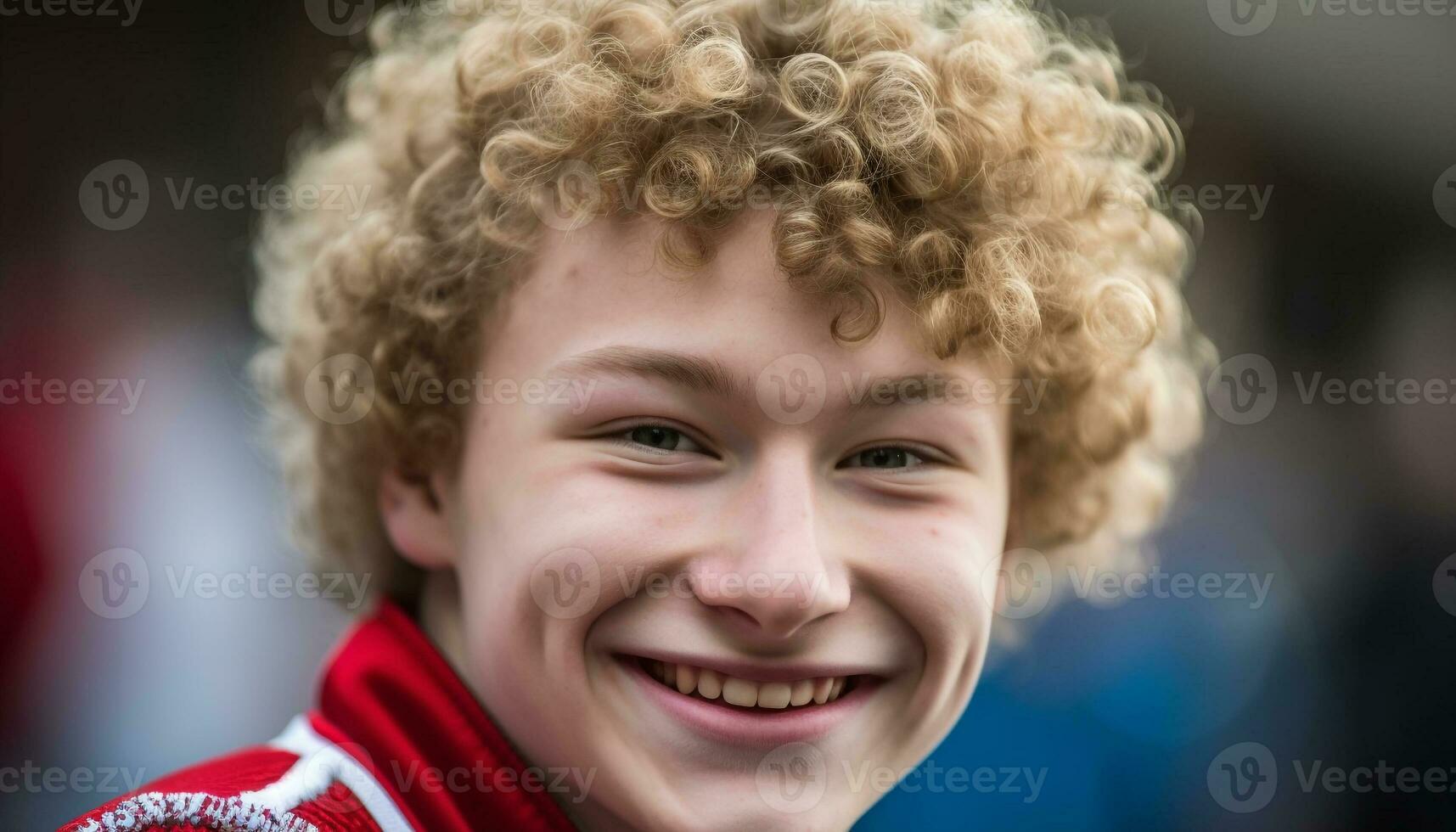 glimlachen kind portret, vrolijk jongens op zoek Bij camera, schattig mannetjes gegenereerd door ai foto