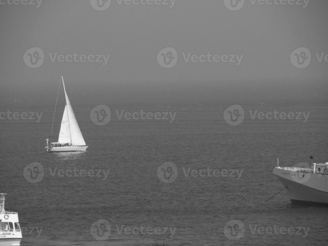 de eiland van Helgoland in de noorden zee foto