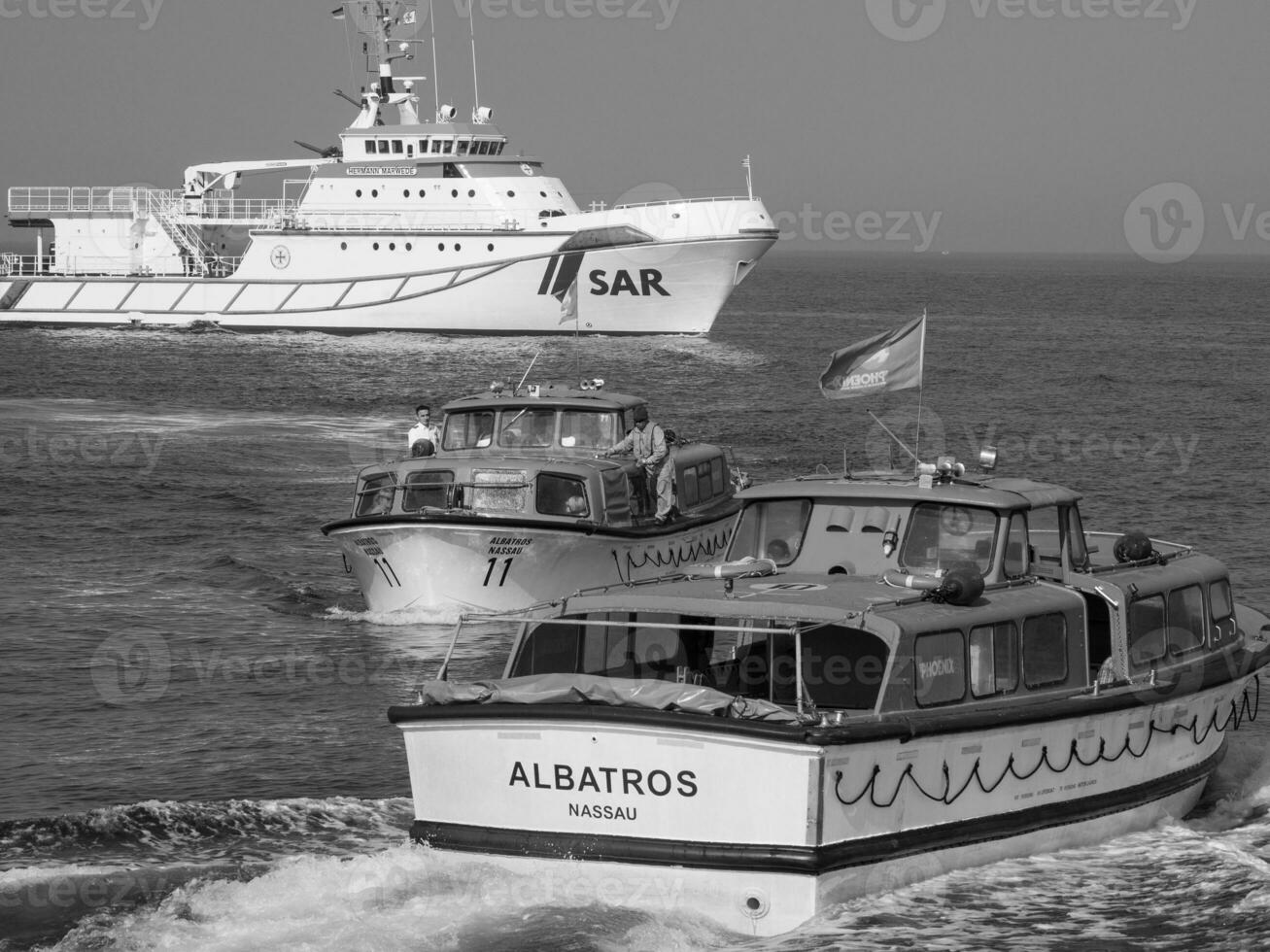 Helgoland-eiland in Duitsland foto