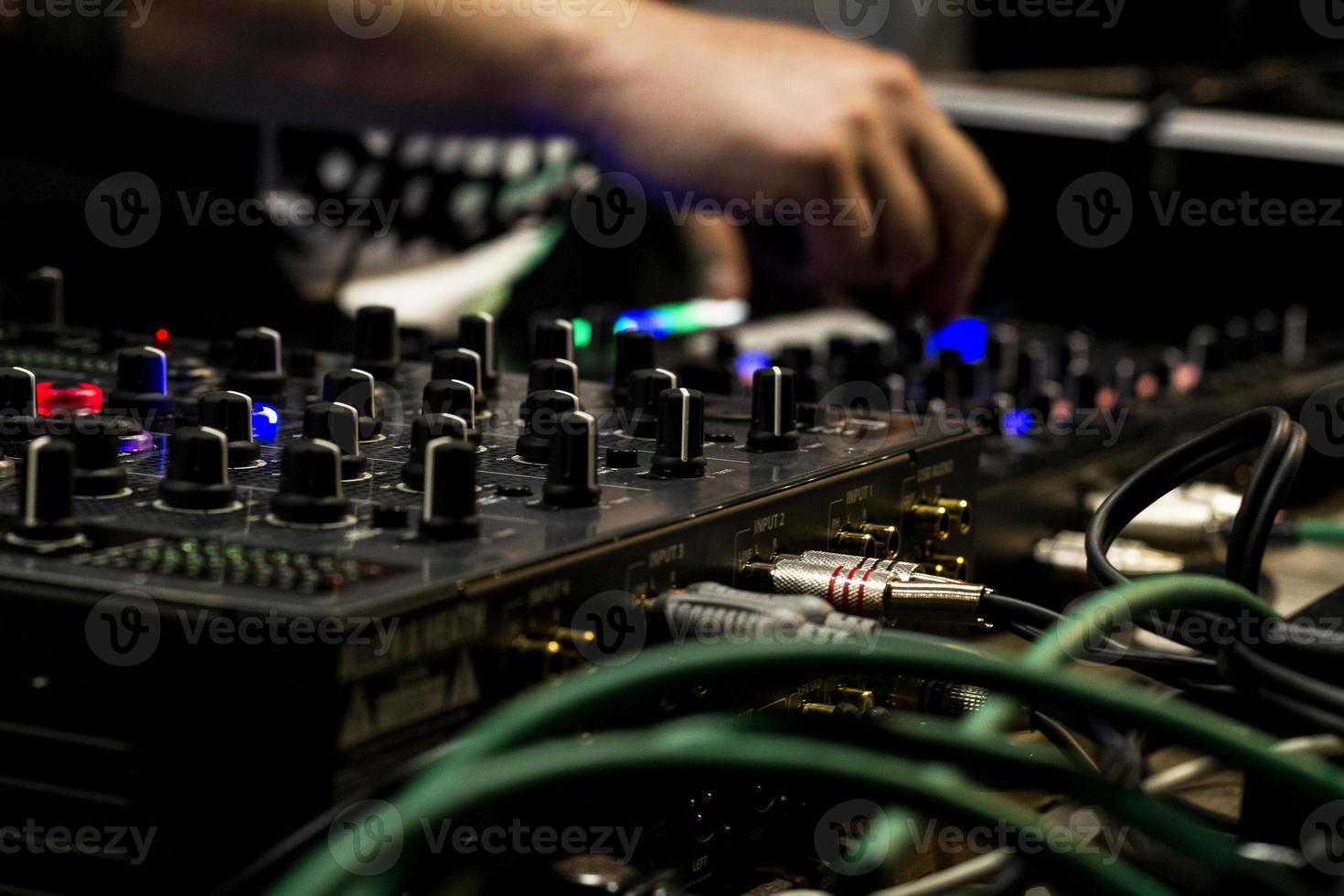 dj en mixer foto