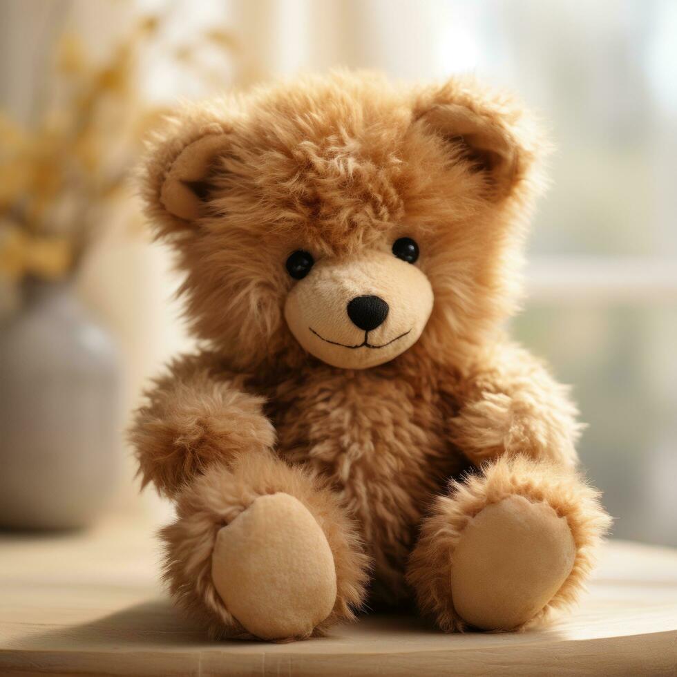 schattig teddy beer speelgoed- geïsoleerd foto