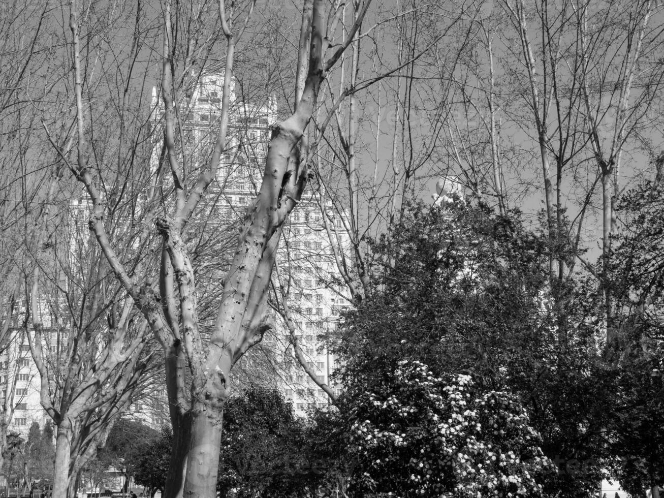 de stad madrid in spanje foto