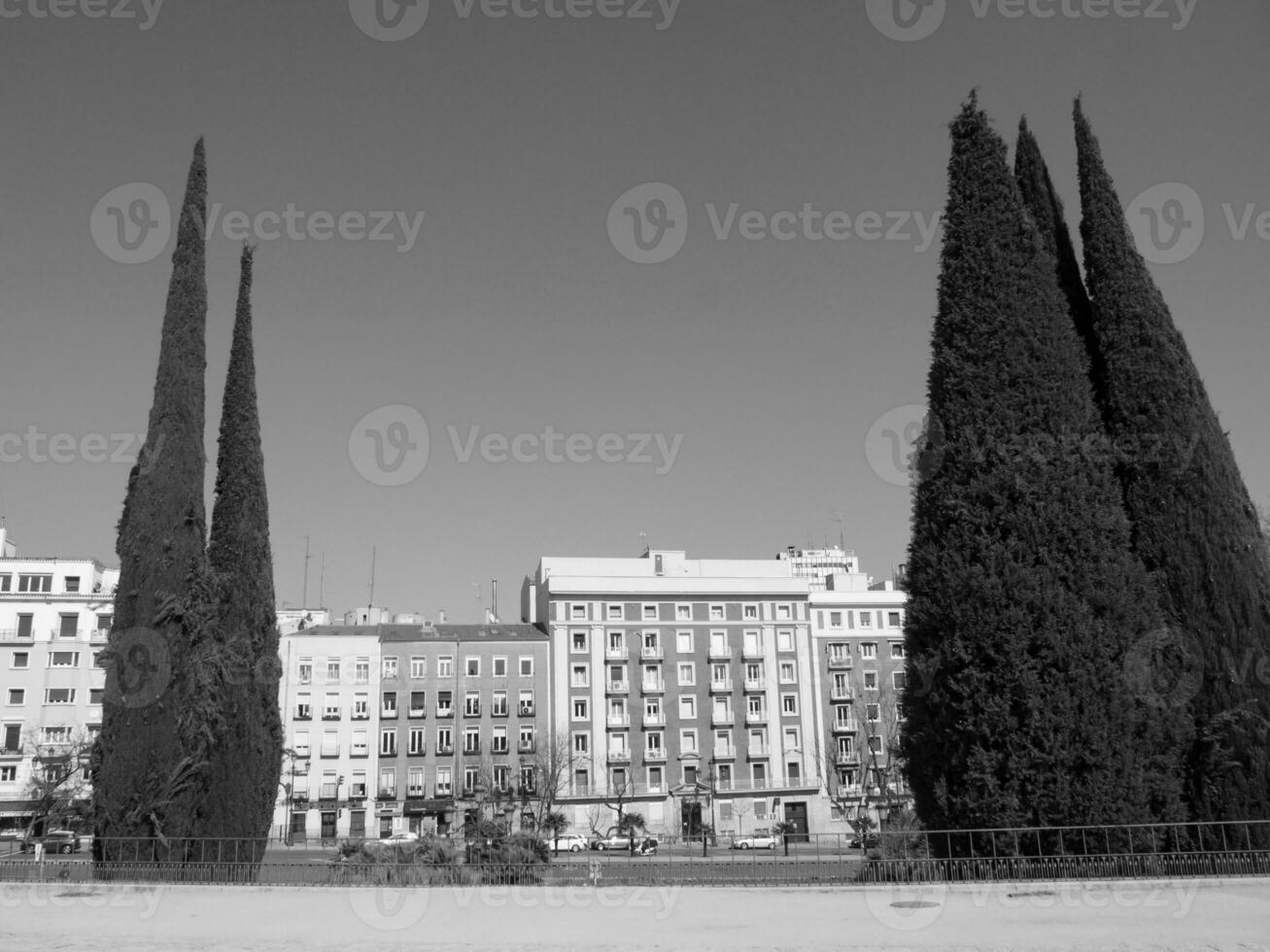 madrid stad in spanje foto