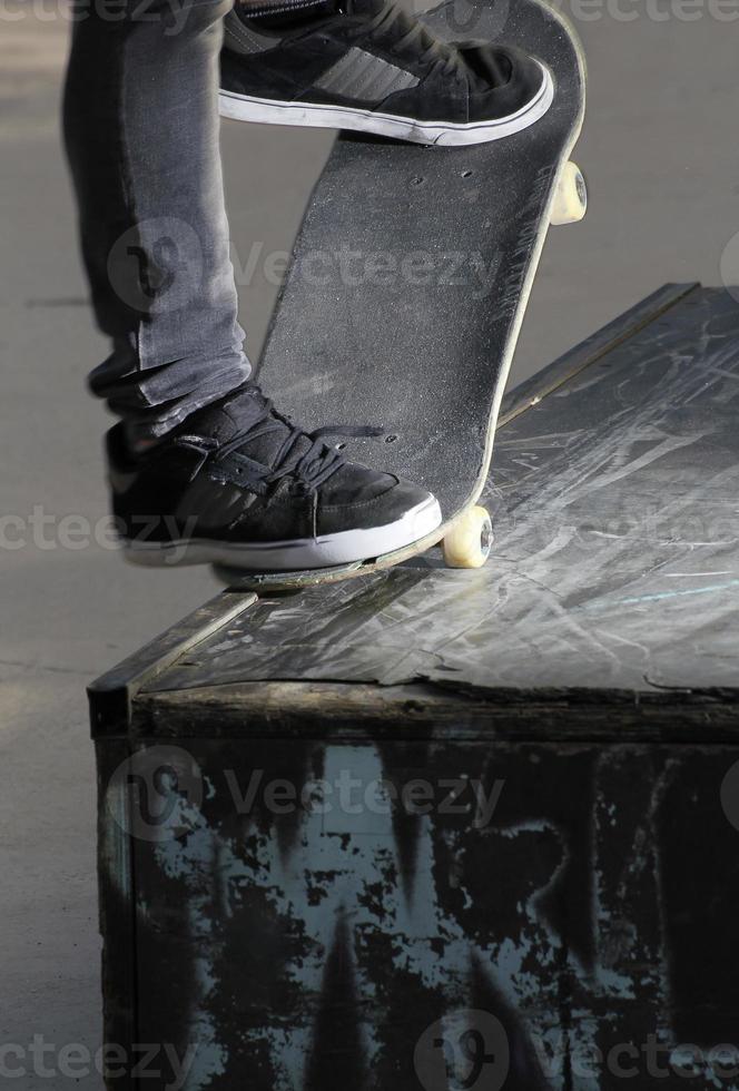 skateboard truc detail foto