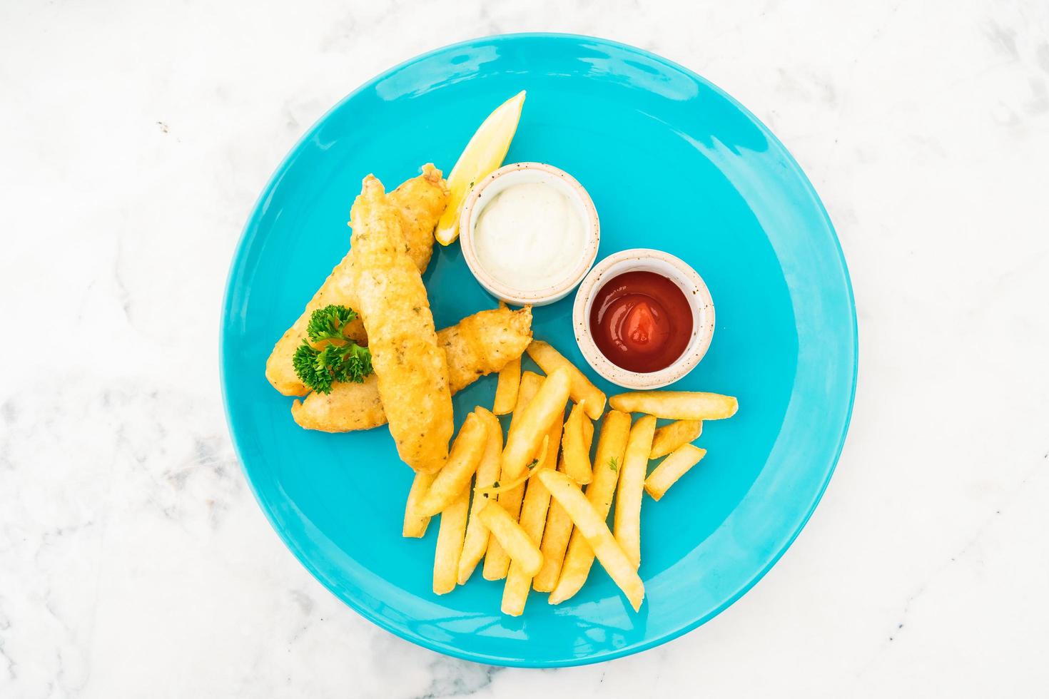 Fish and chips foto