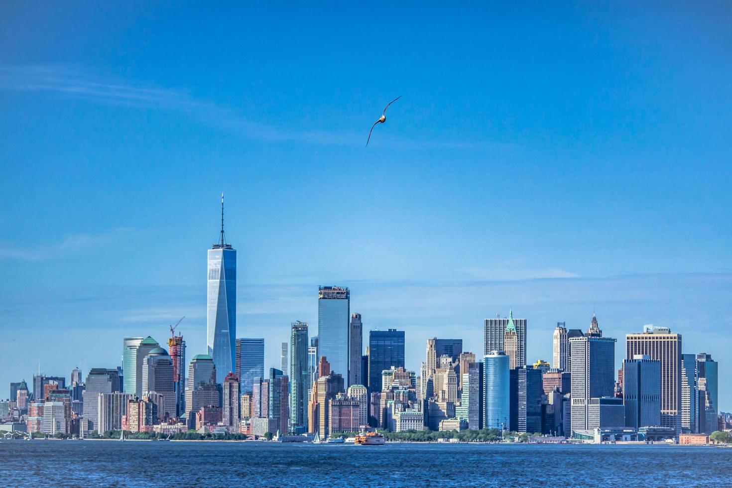 new york city manhattan skyline - 2017 foto