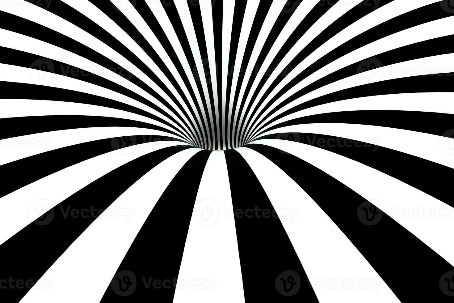 zwart en wit streep, herhalen lijnen, 3d renderen foto