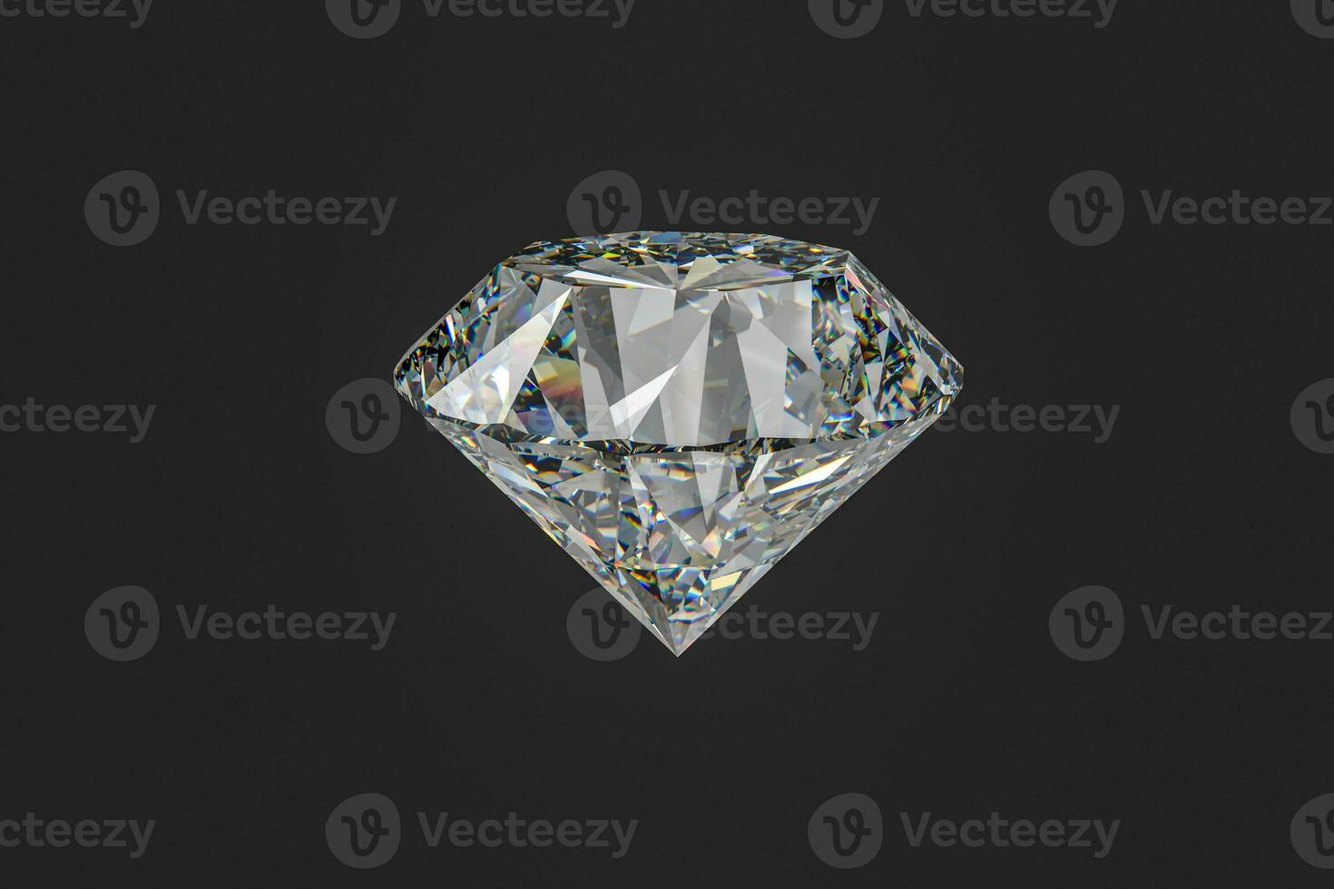 luxe diamant edelsteen, 3d renderen foto