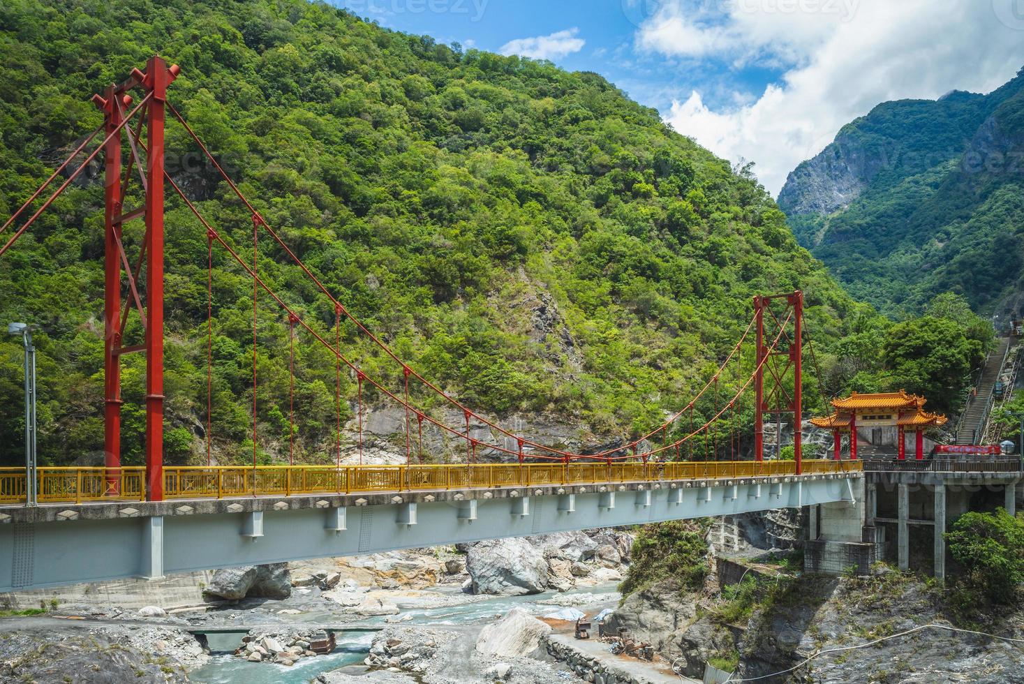 landschap van tianxiang in taroko park, hualien, taiwan foto